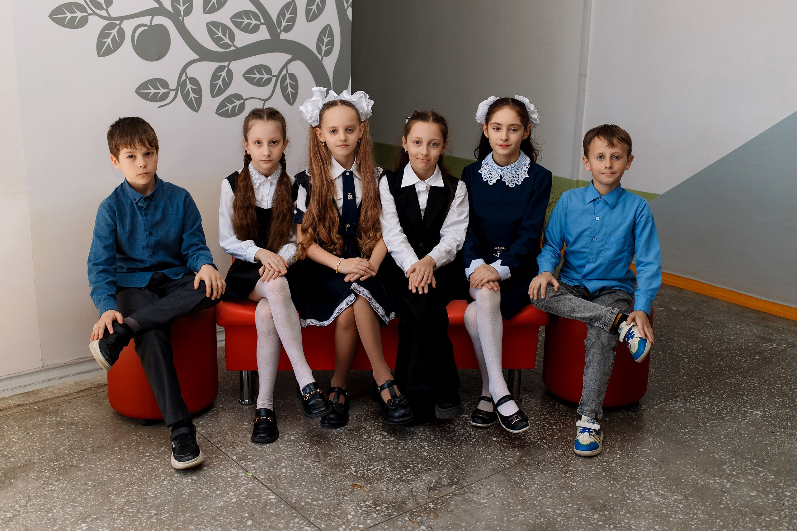 4 класс с. Барабаш. Фотограф Любовь Корниенко, Примоский край