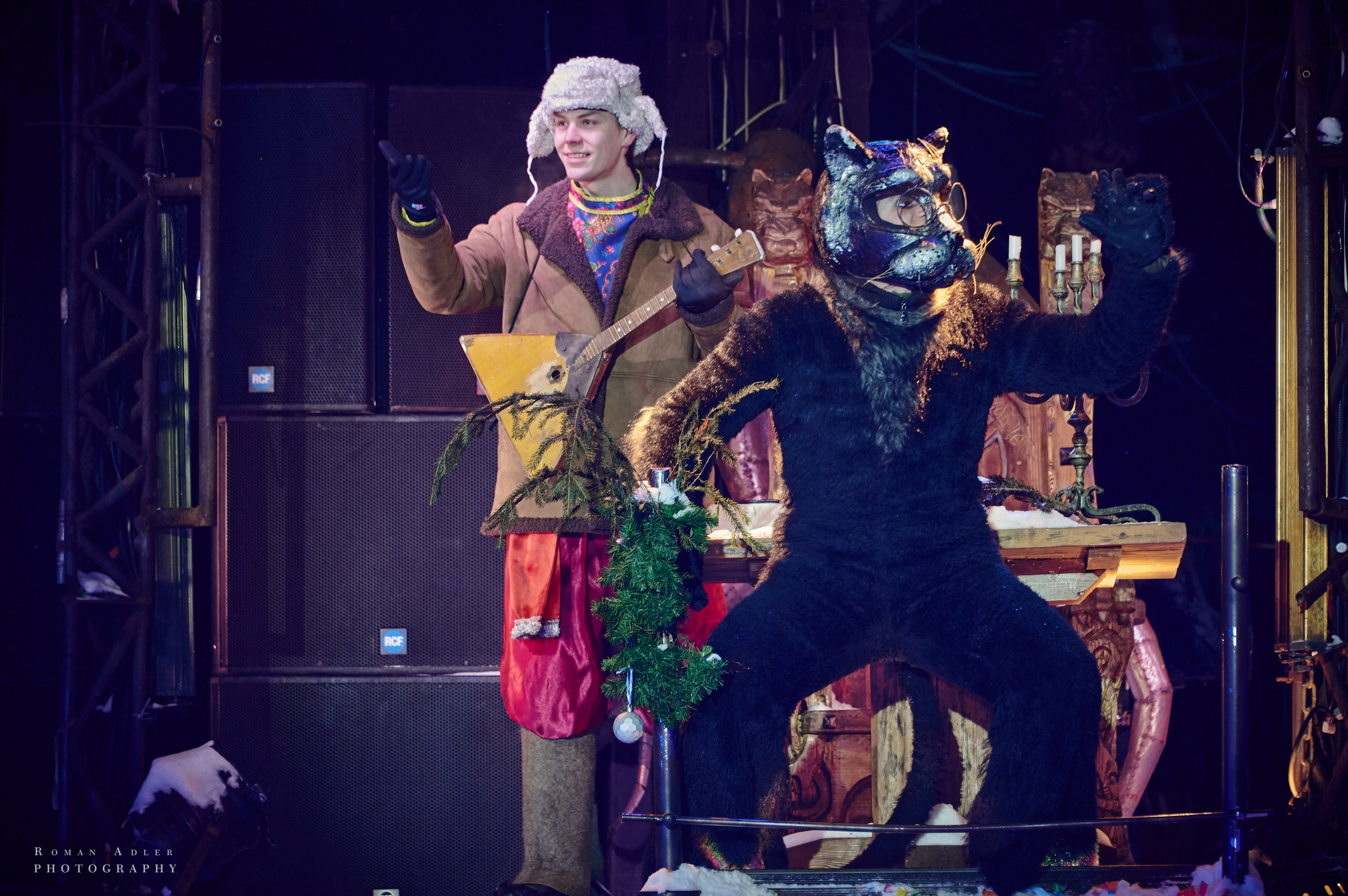 Новогодняя сказка от Ночных волков. Фотограф Роман Адлер