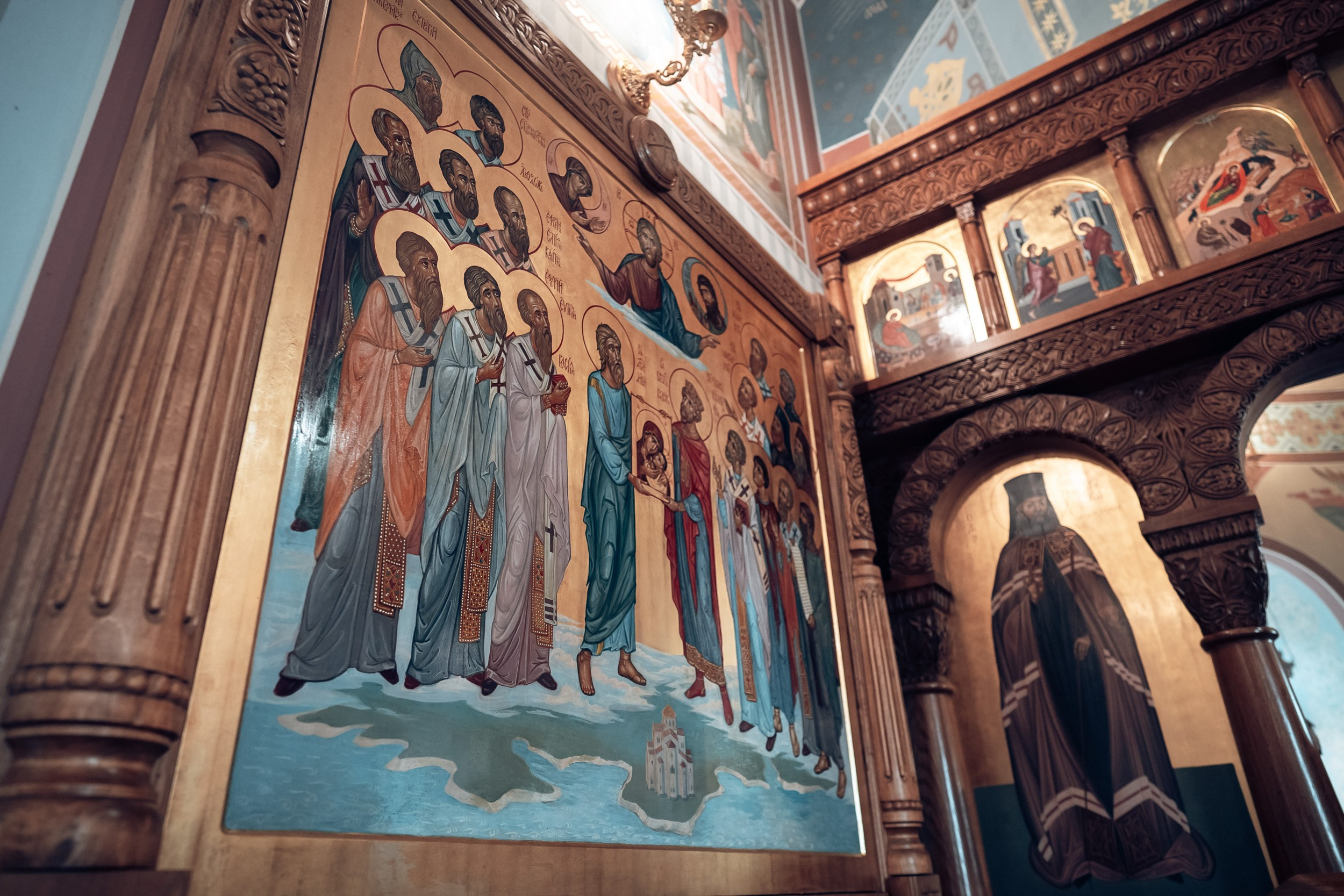 Богослужение на Светлой седмице в Херсонесском монастыре г. Севастополь. Церковный фотограф Севастополь