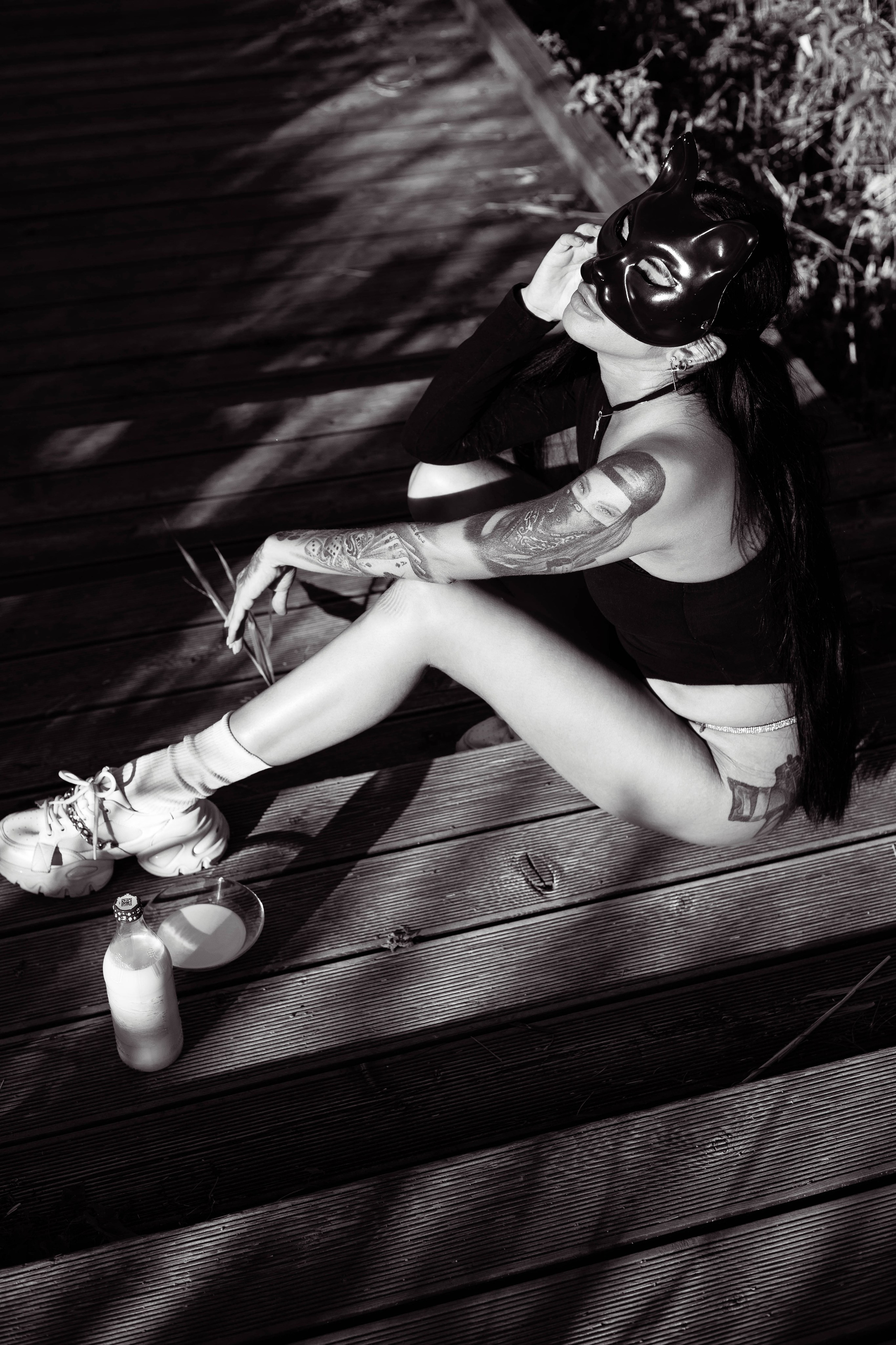 Домашняя кошка — вполне себе дикий зверь. Фотограф Анастасия Тихонова