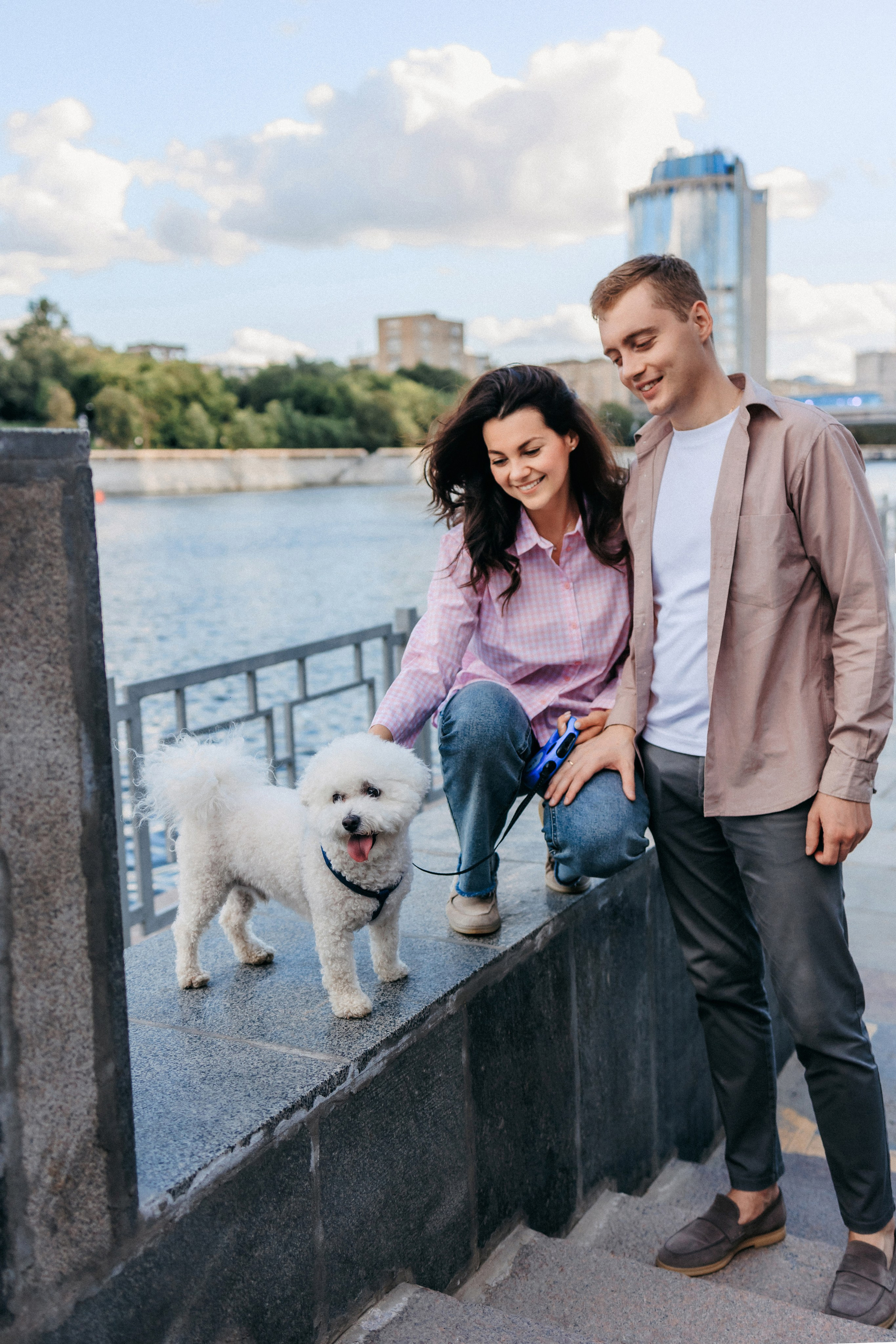 Марина, Данил и Бруно. Фотограф-анималист Елена Радченко, Москва