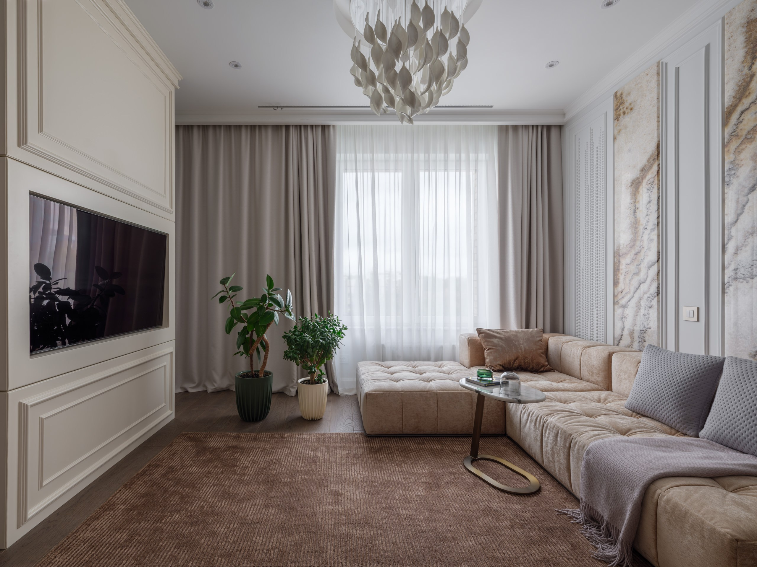 Квартира в ЖК «Александровский сад» по проекту Шевелёвой Юлии. Коваль Илья — Интерьерный и архитектурный фотограф