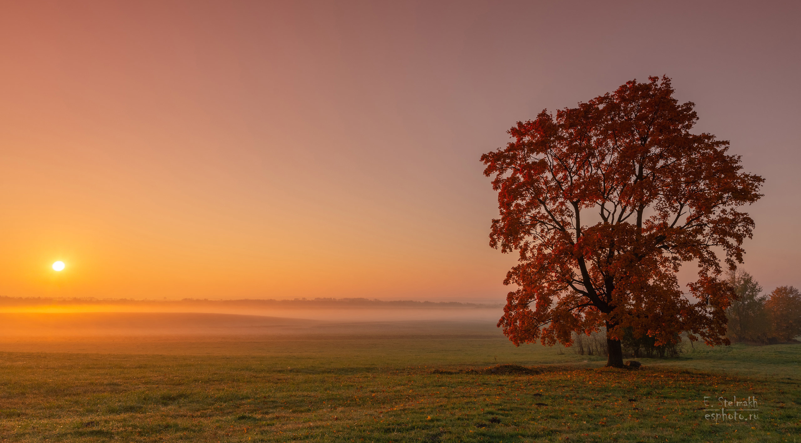 Рассвет в октябре