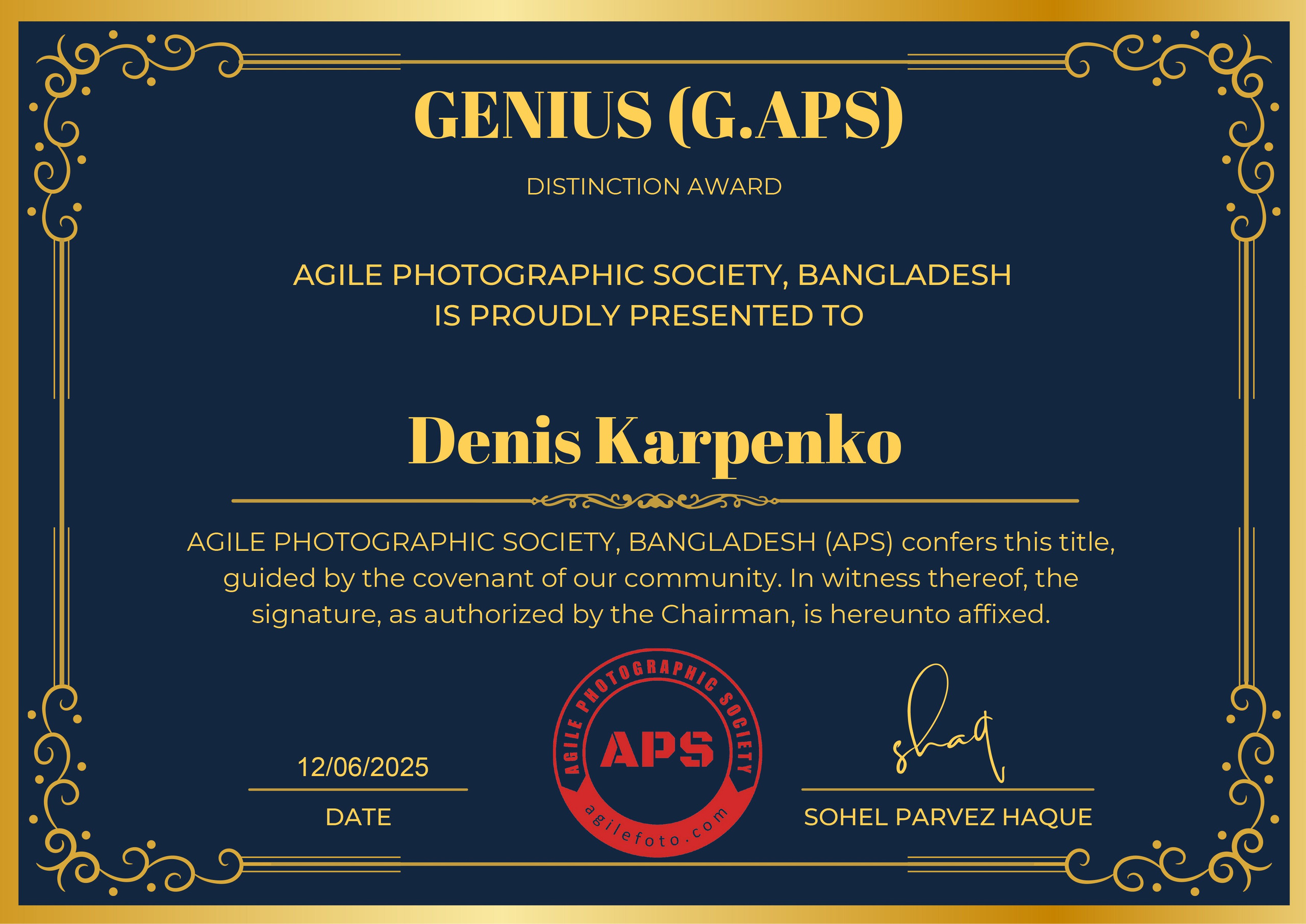 Достижения и дипломы. Сайт Алматинского НЮ АРТ, будуар и фэшн фотографа Дениса Карпенко