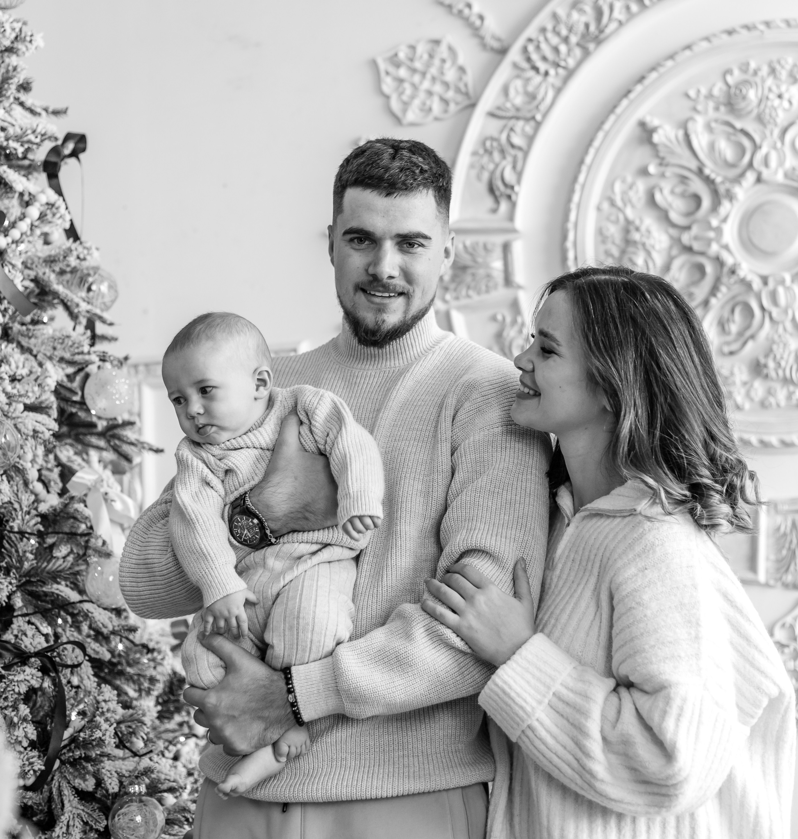 Семейная Новогодняя фотосессия. Семейный и детский фотограф в Хабаровске Алевтина Проскурякова