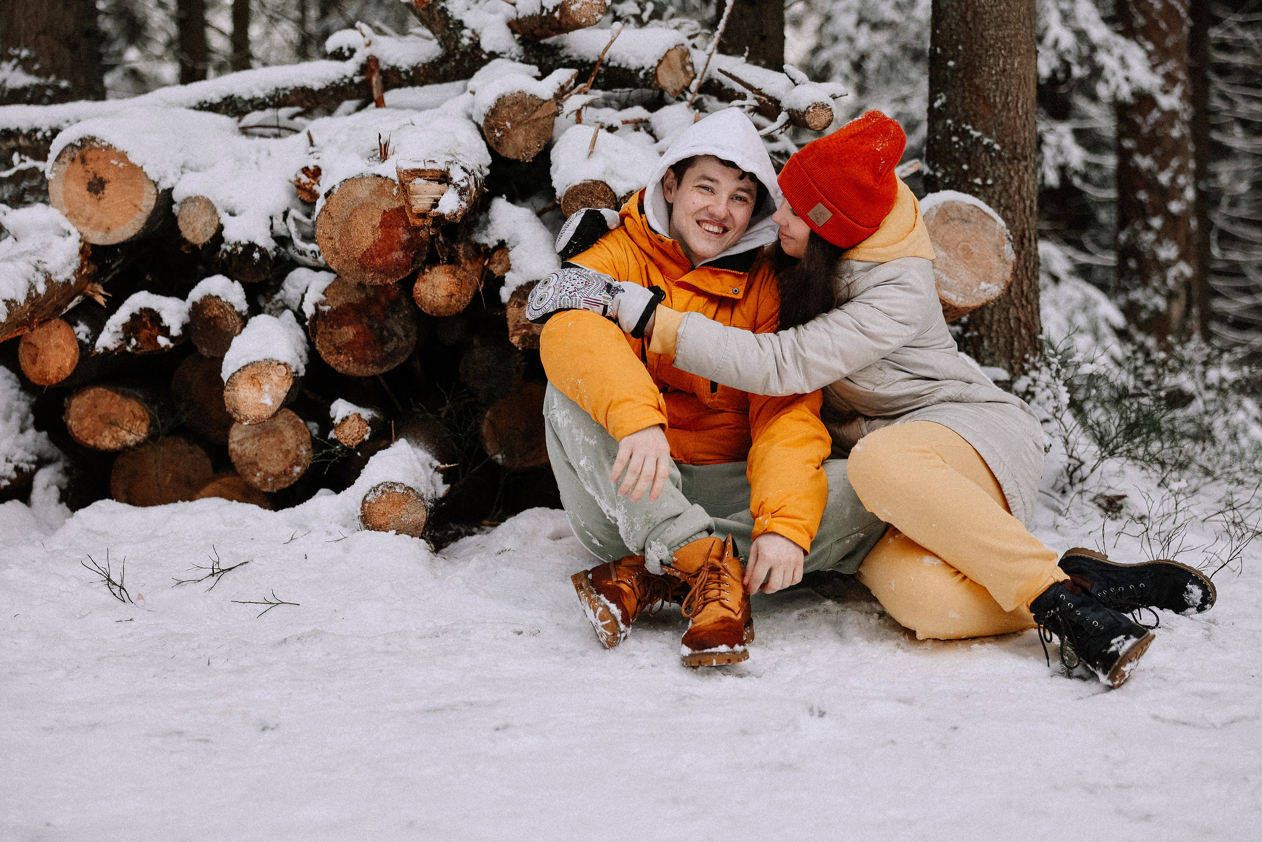 Среди снега. Свадебный и семейный Фотограф Денис Кошель