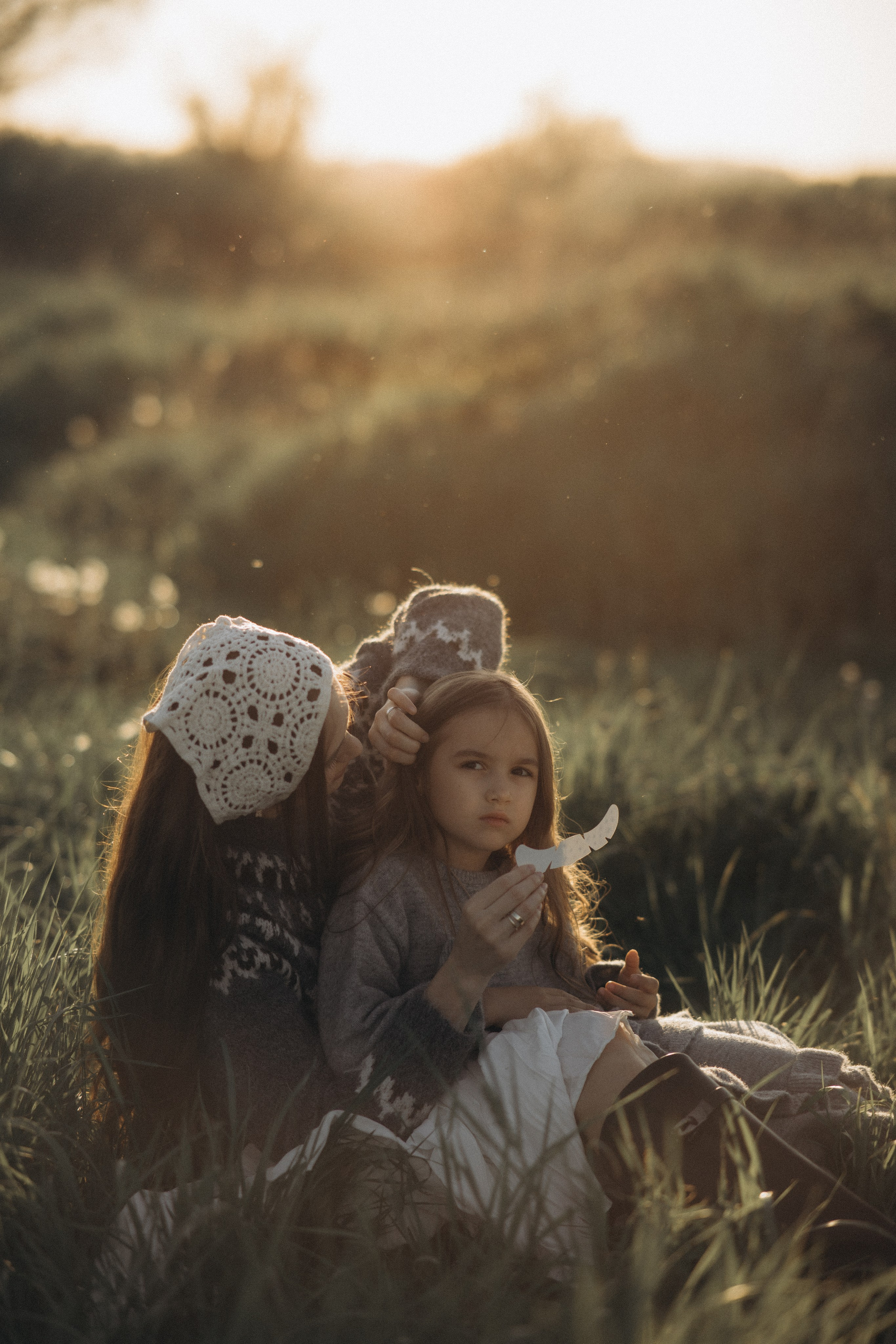 Поле, ромашки и воздушный змей. Семейный фотограф Москва Юлиана Фетисова