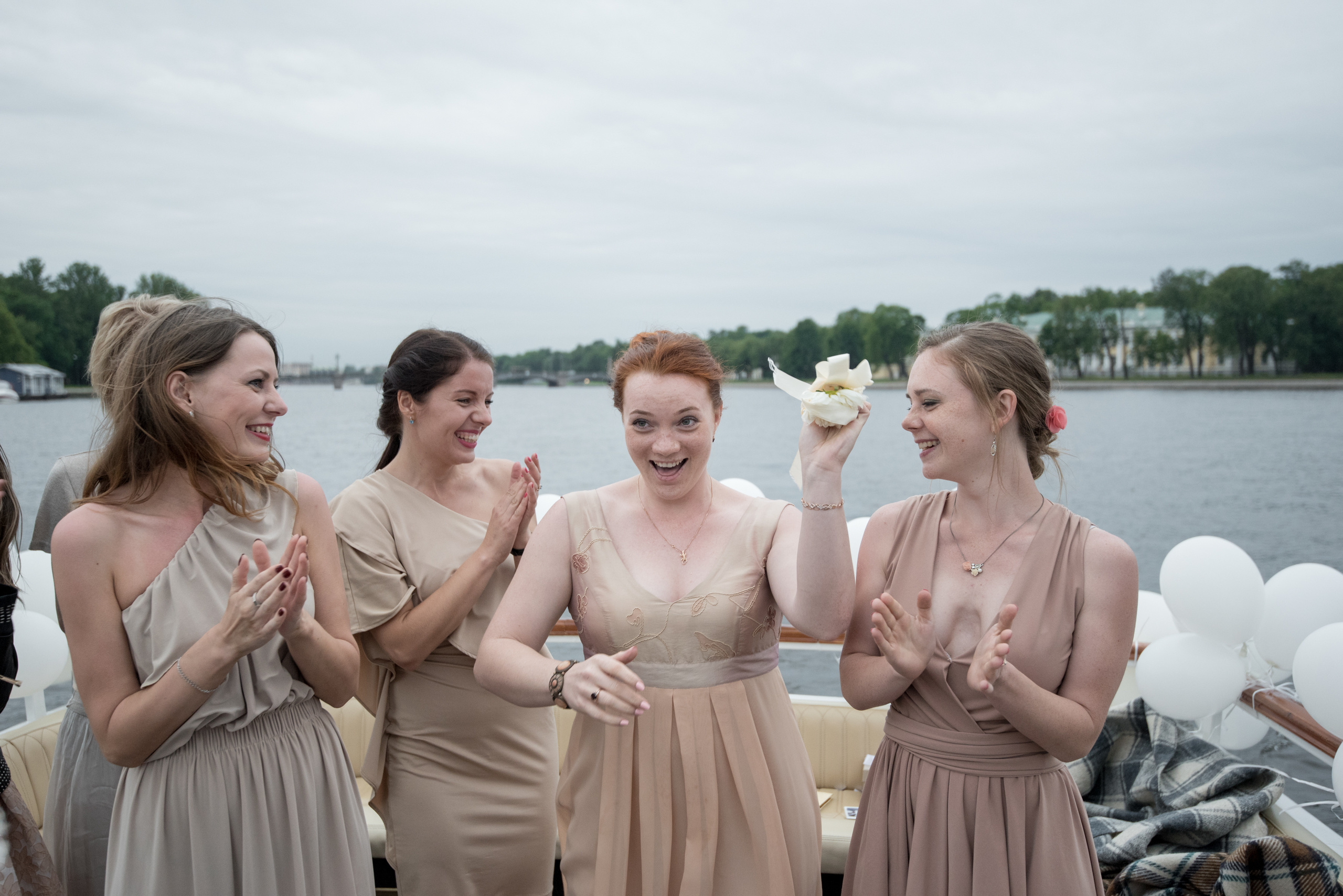 Свадьба   и фотограф на теплоходе. Свадебный фотограф Наталья Немцева в Санкт-Петербурге