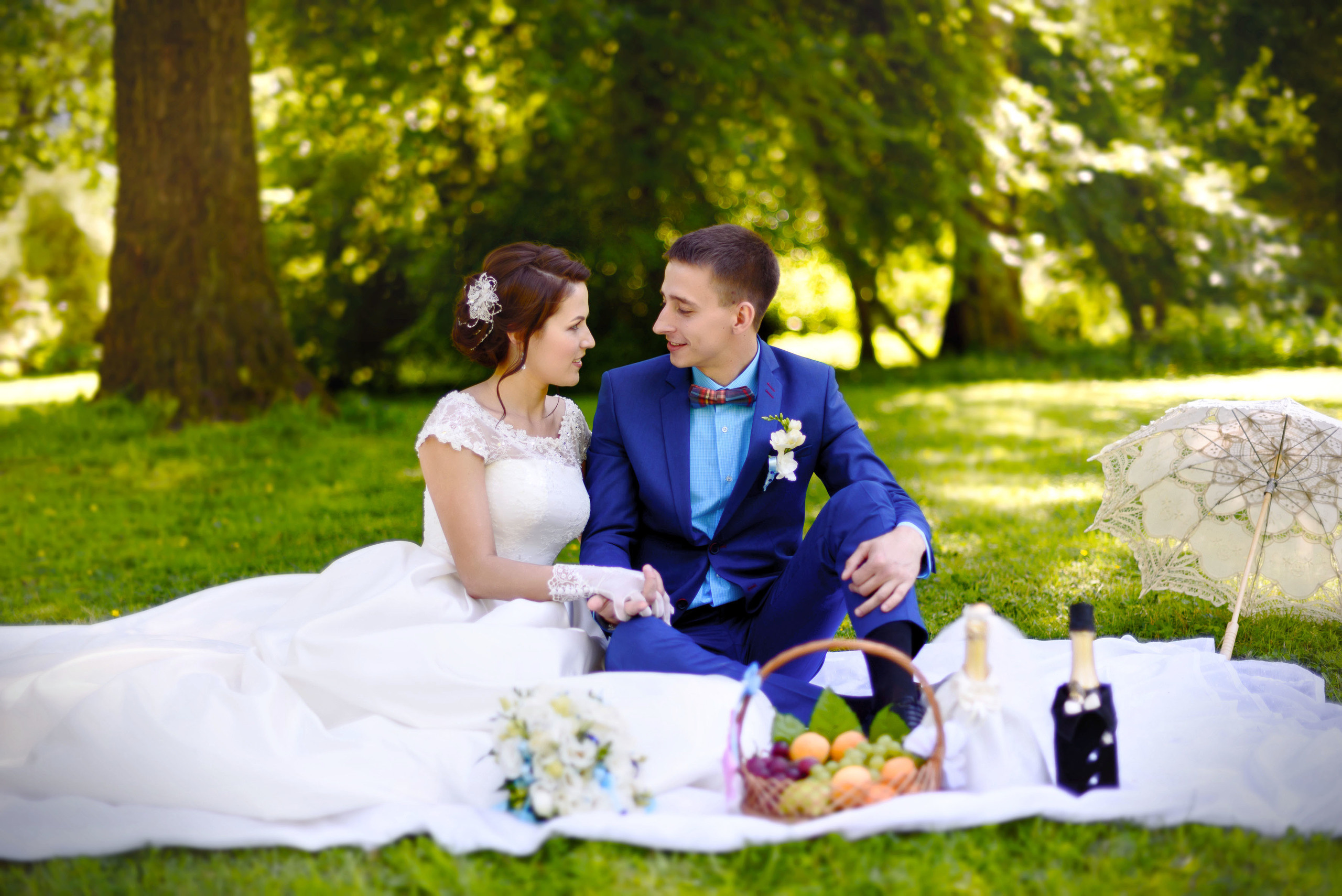Пикник на свадьбе. Свадебный фотограф Наталья Немцева в Санкт-Петербурге