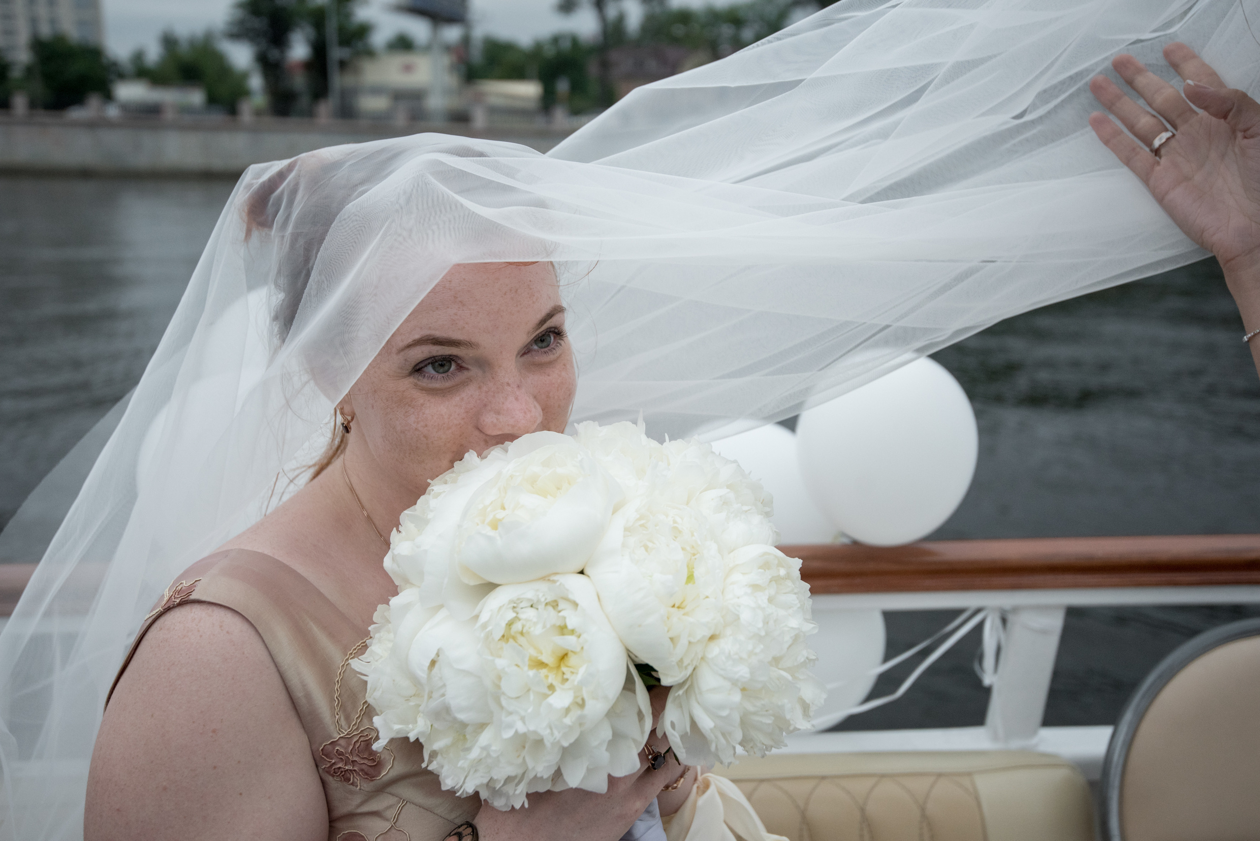 Свадьба   и фотограф на теплоходе. Свадебный фотограф Наталья Немцева в Санкт-Петербурге