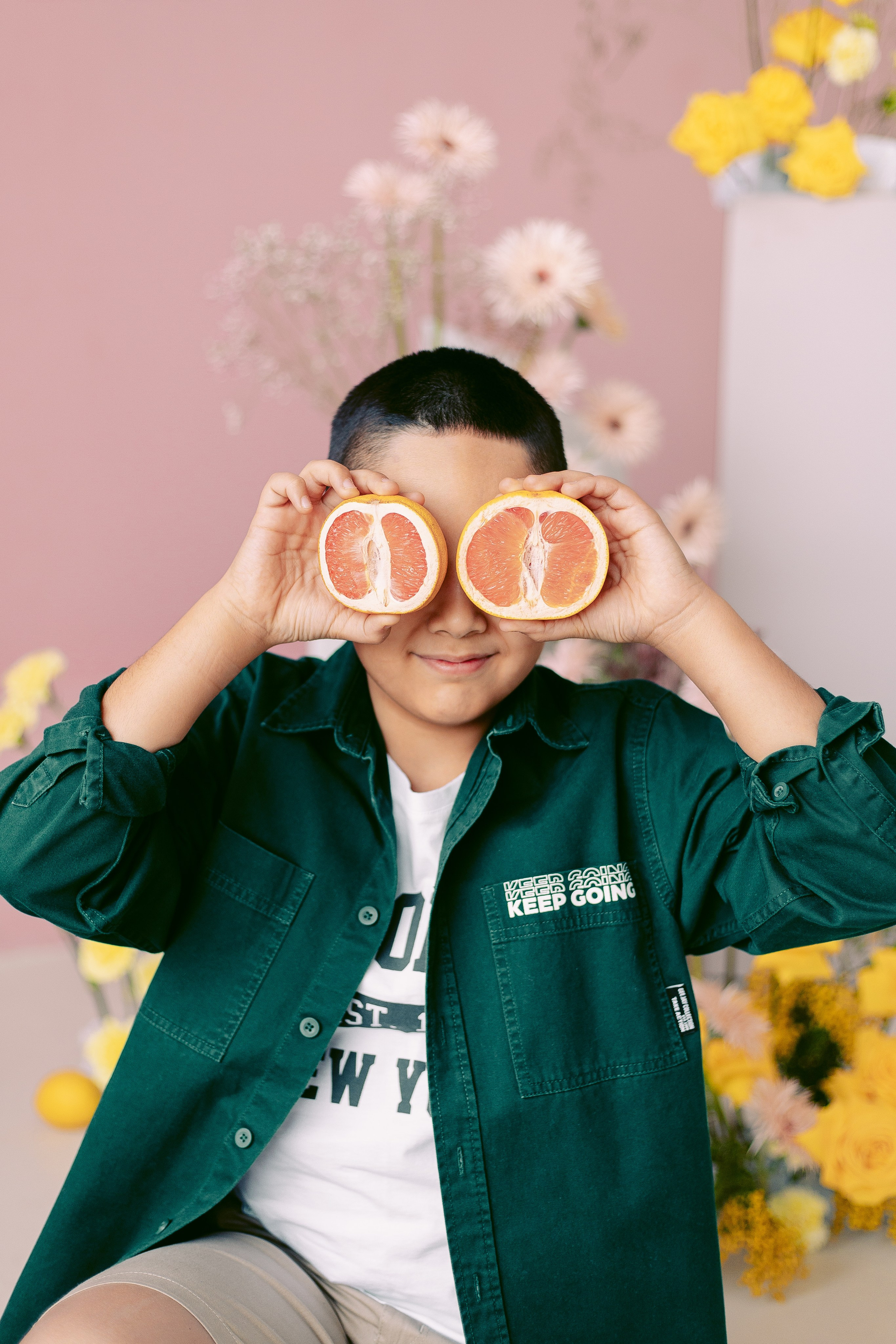 Цветочная фотосессия в фотостудии. Семейная фотосессия. Фотограф в Санкт-Петербурге, Анна Скворцова