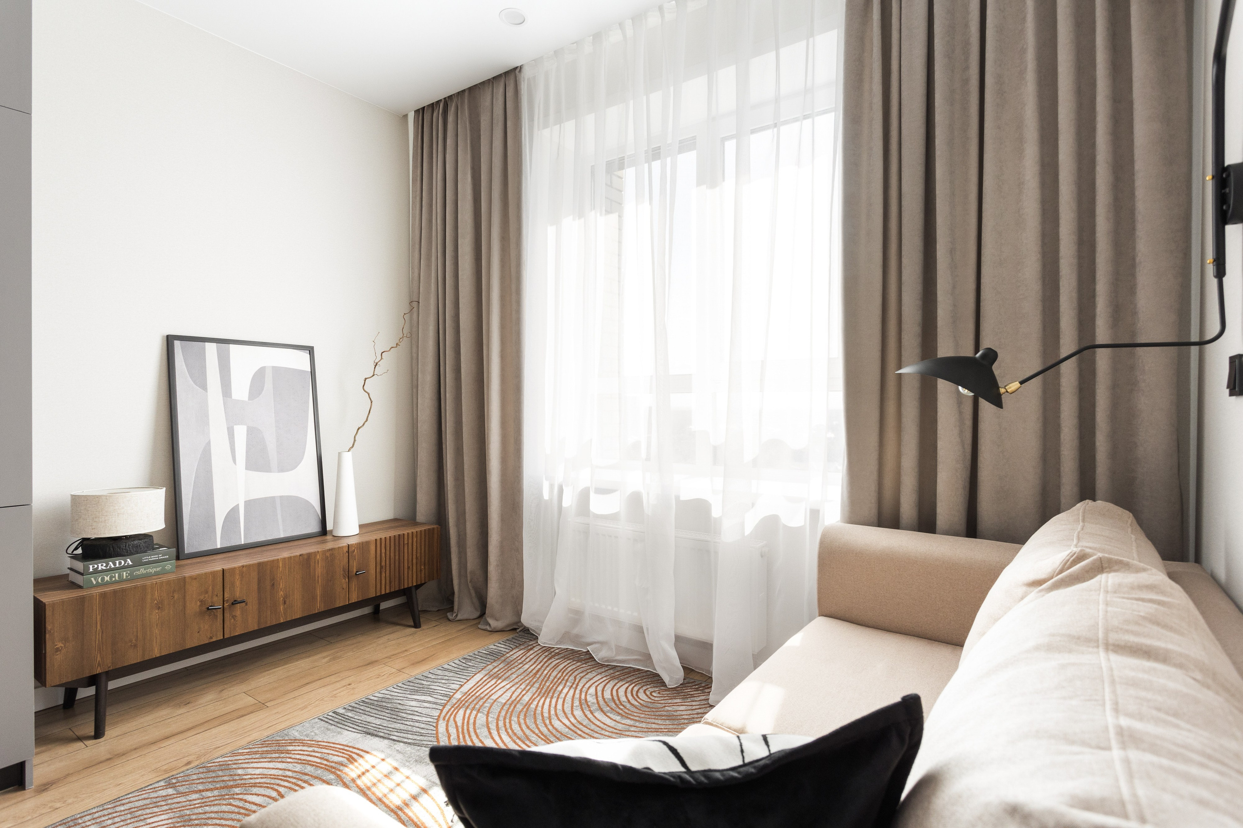 2к квартира в ЖК Высота. Интерьерный фотограф в Новосибирске