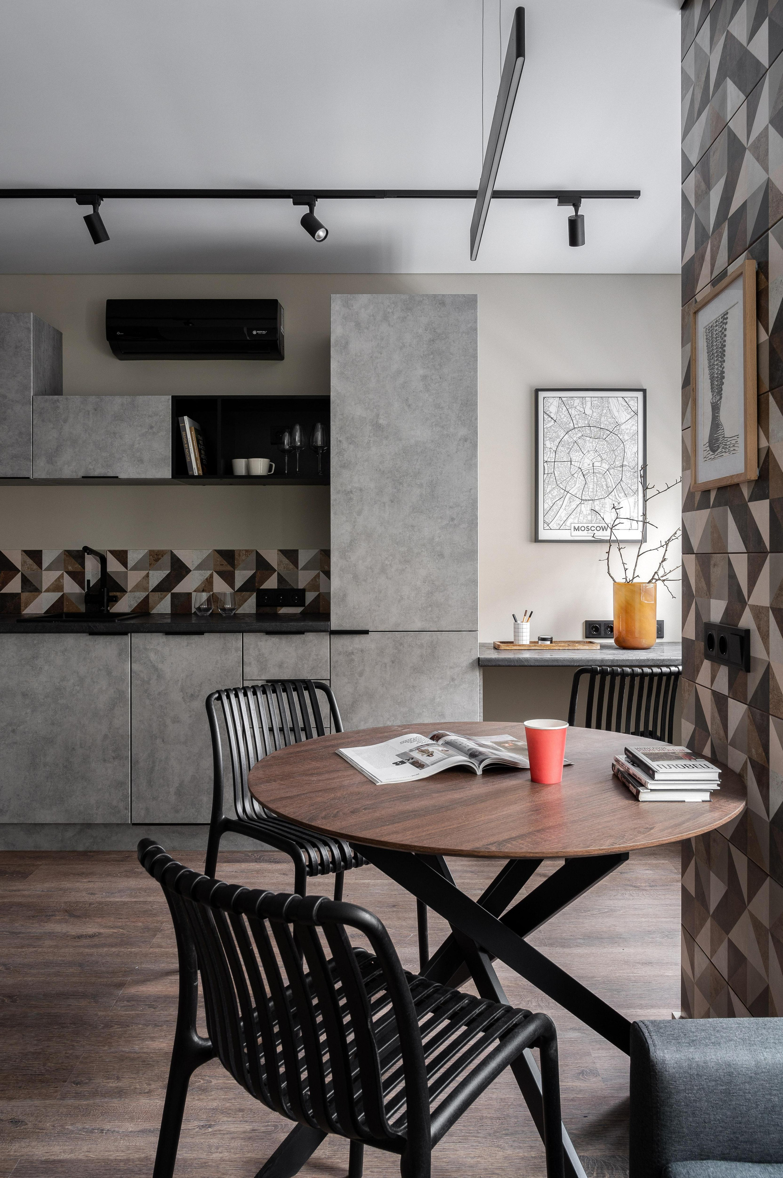 Квартира для студента, 26 м². Интерьерный фотограф Константин Пырьев