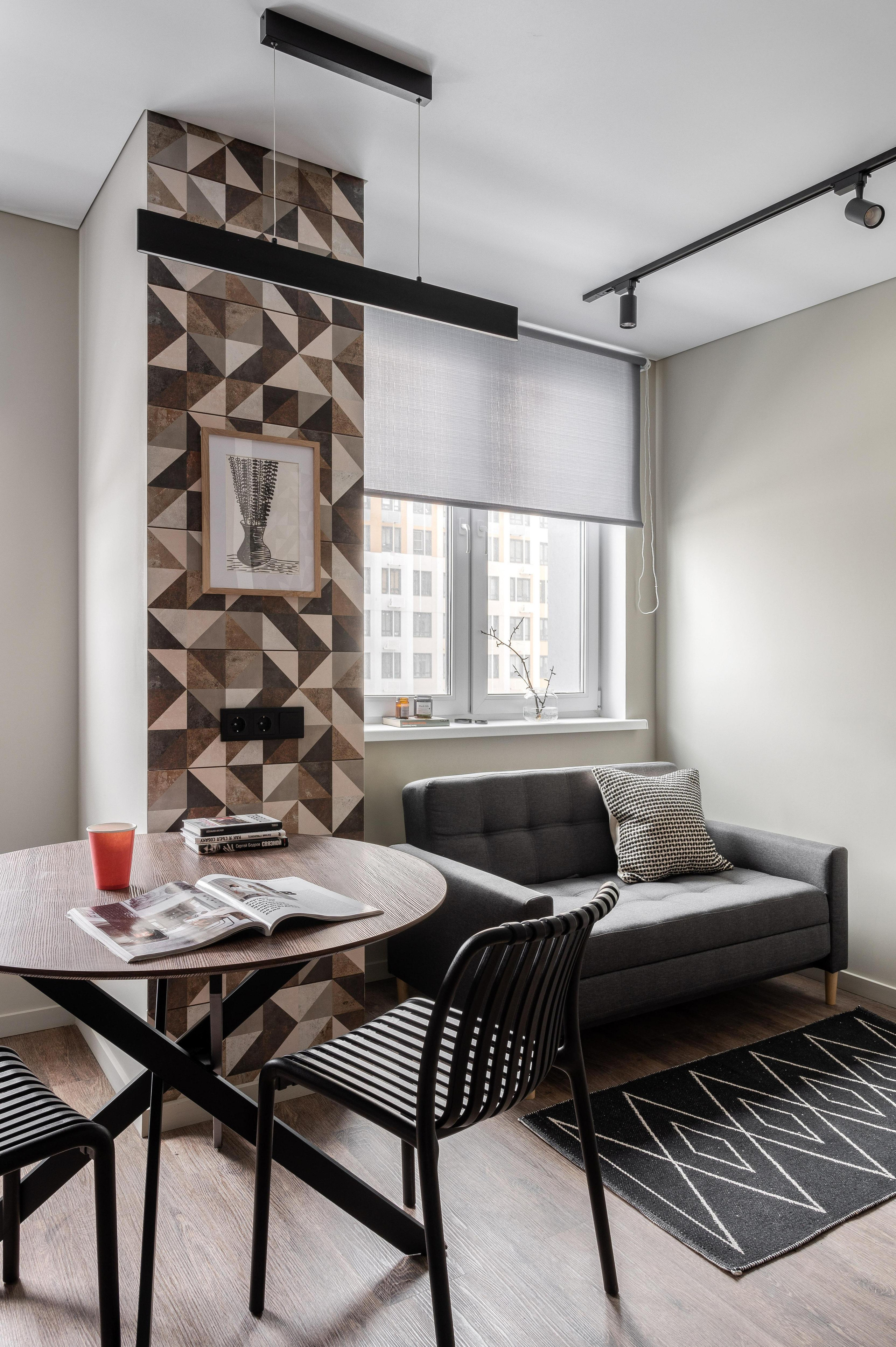 Квартира для студента, 26 м². Интерьерный фотограф Константин Пырьев