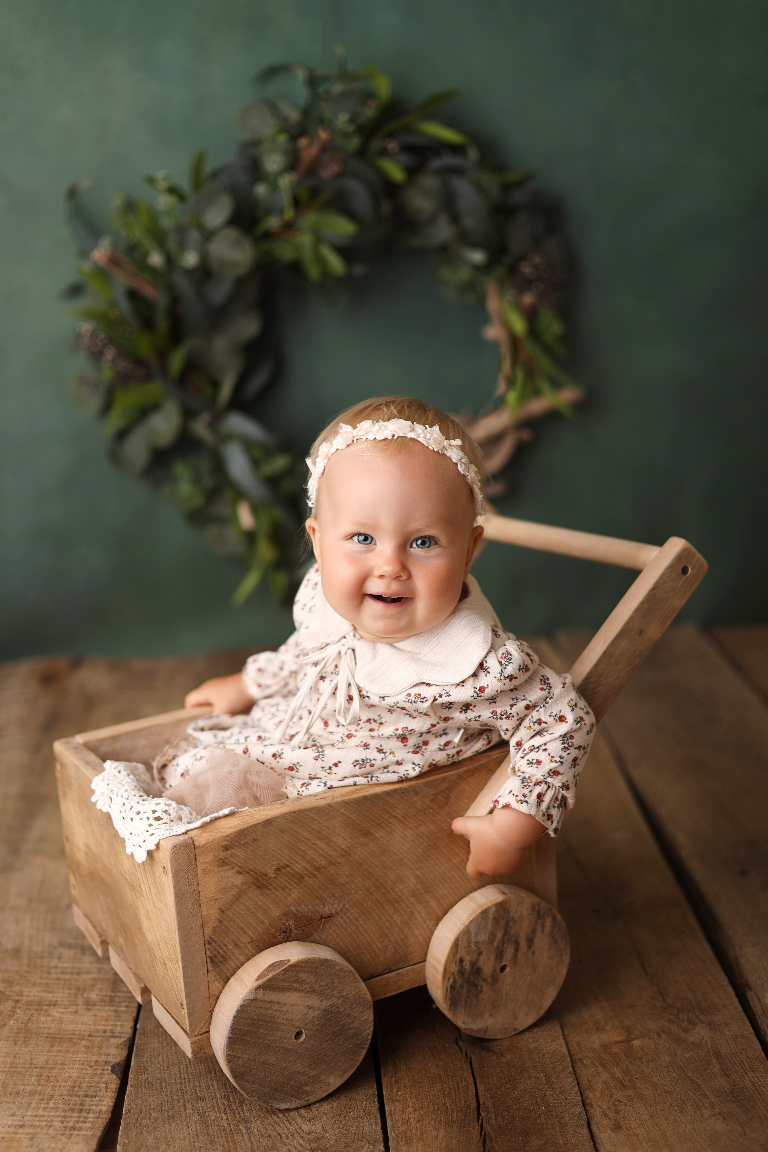 Детская фотосессия на 1 годик для Киры. Фотограф новорожденных Москва. Ньюборн фотограф Москва