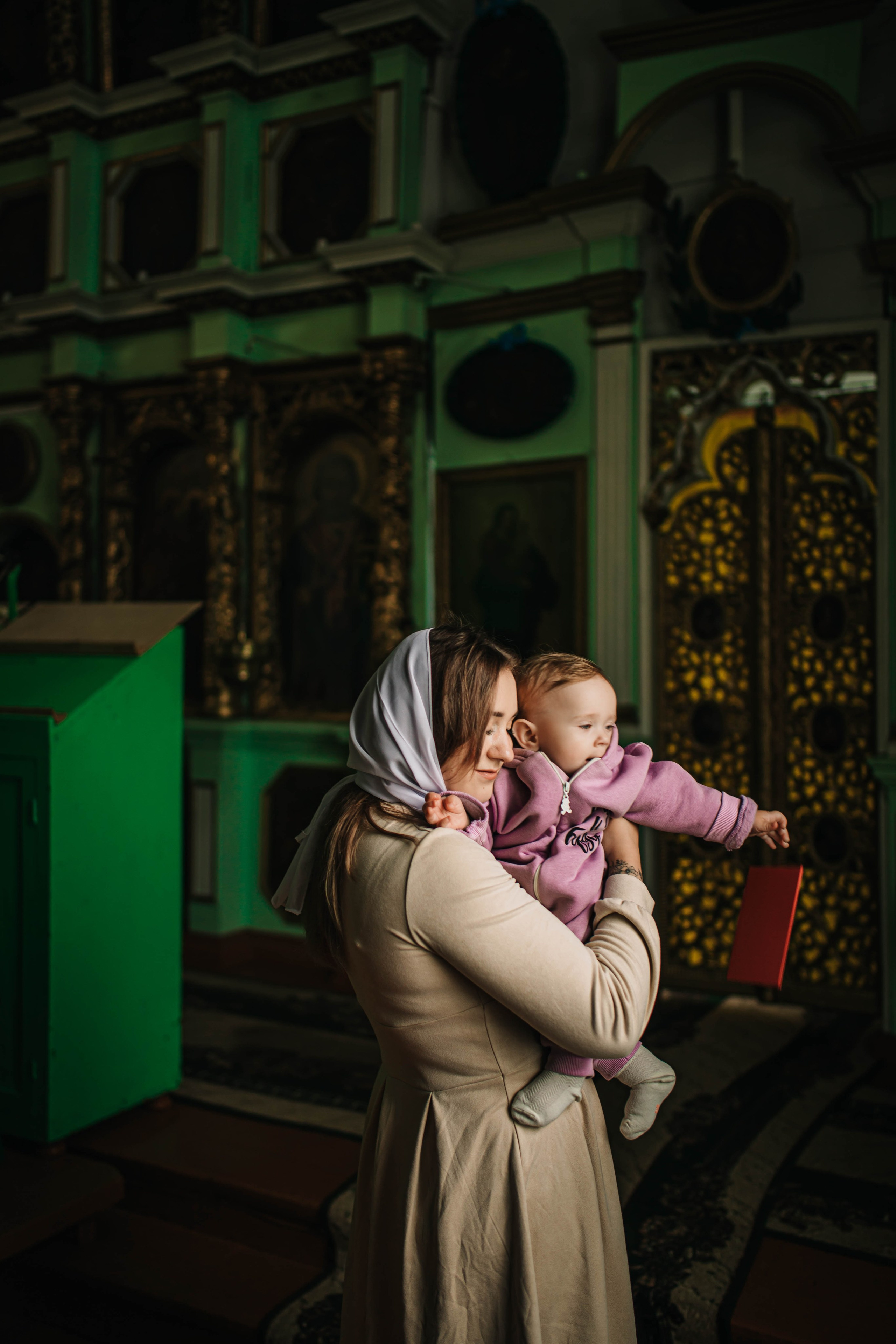 Крещение Варвары. Фотограф Дарья Маташкова