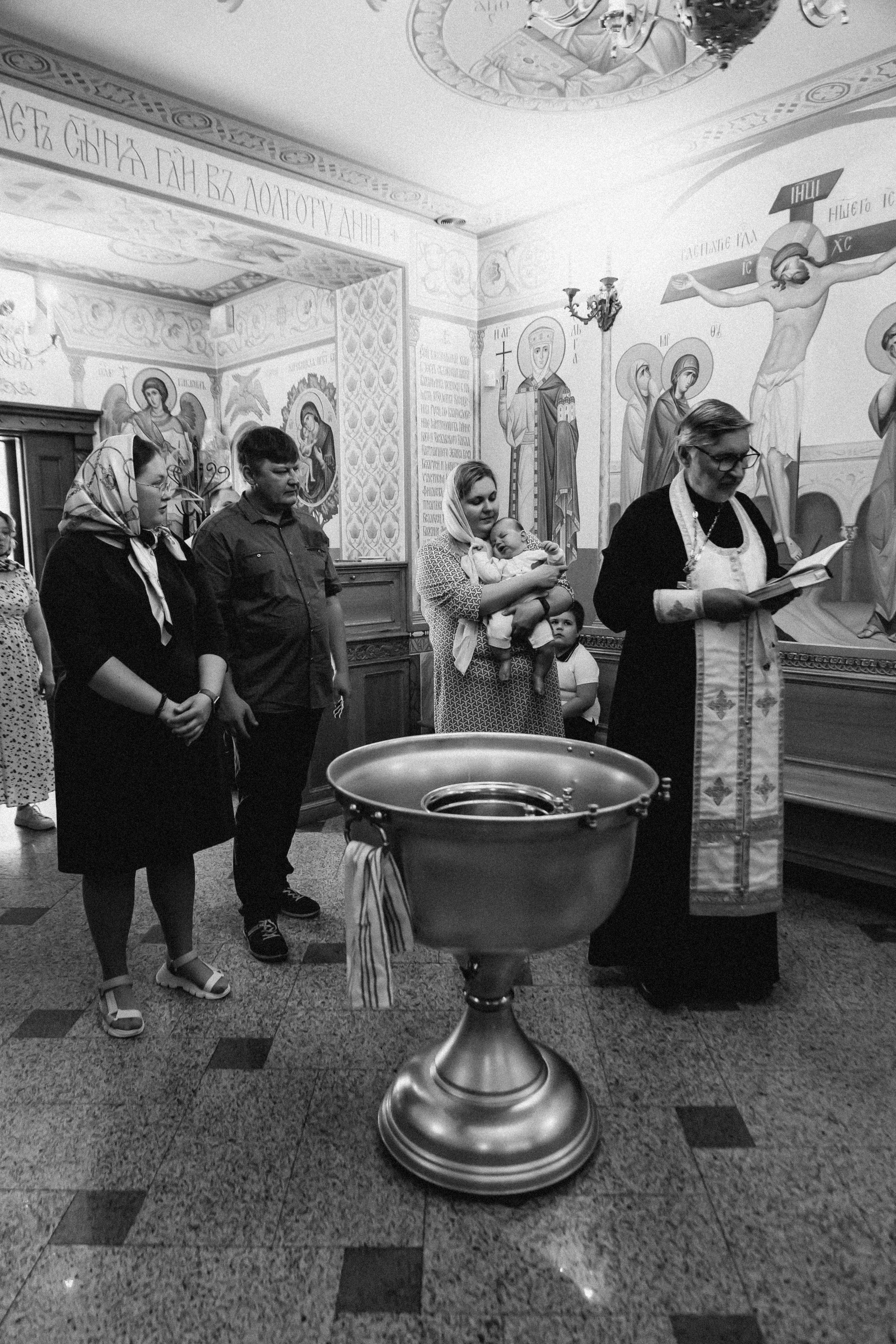 Крещение Максима. Семейный фотограф Минск Усова Ольга