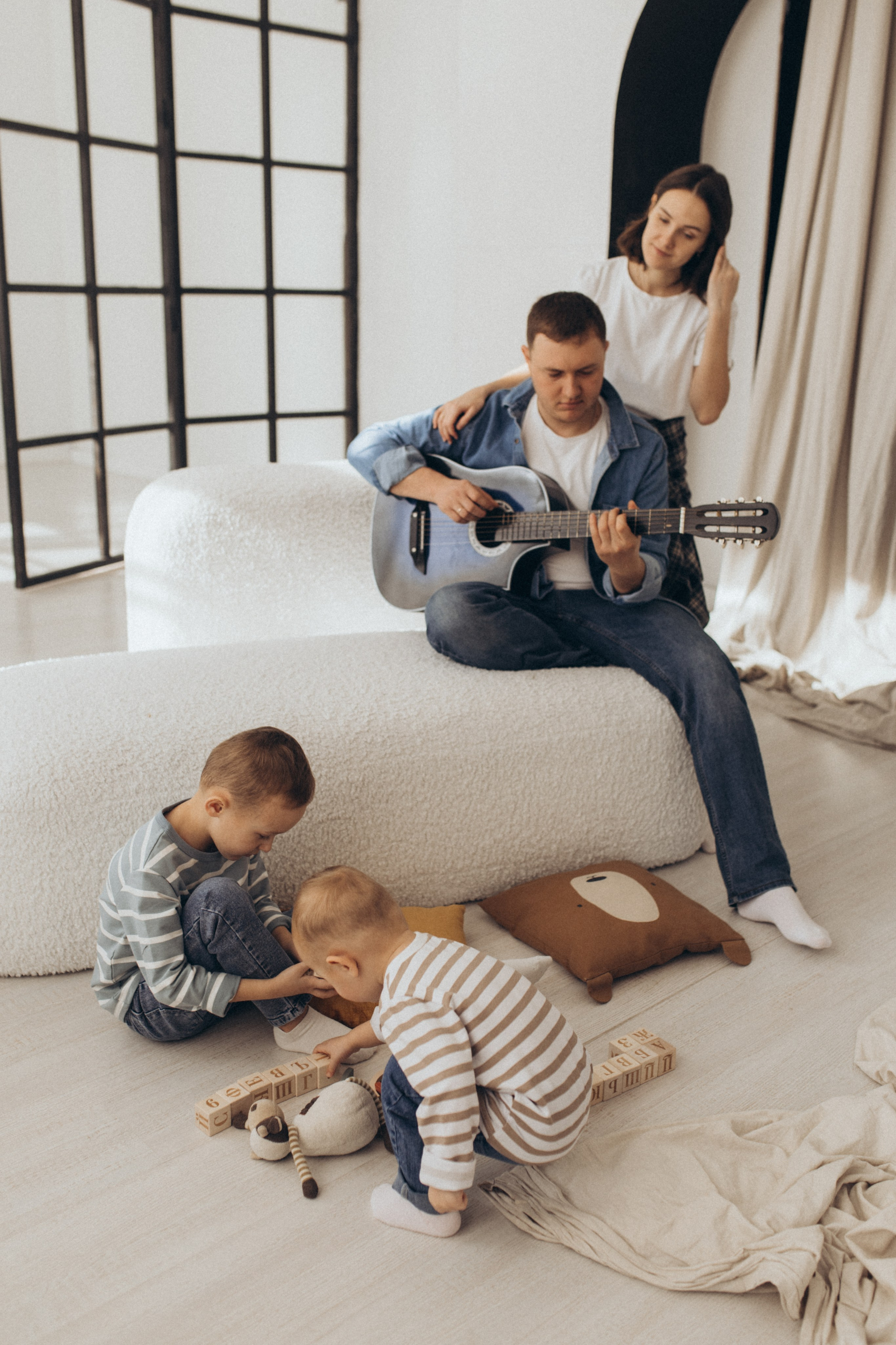Сергей, Настя и мальчишки. Свадебный и семейный фотограф в Белгороде Евгения Курочкина