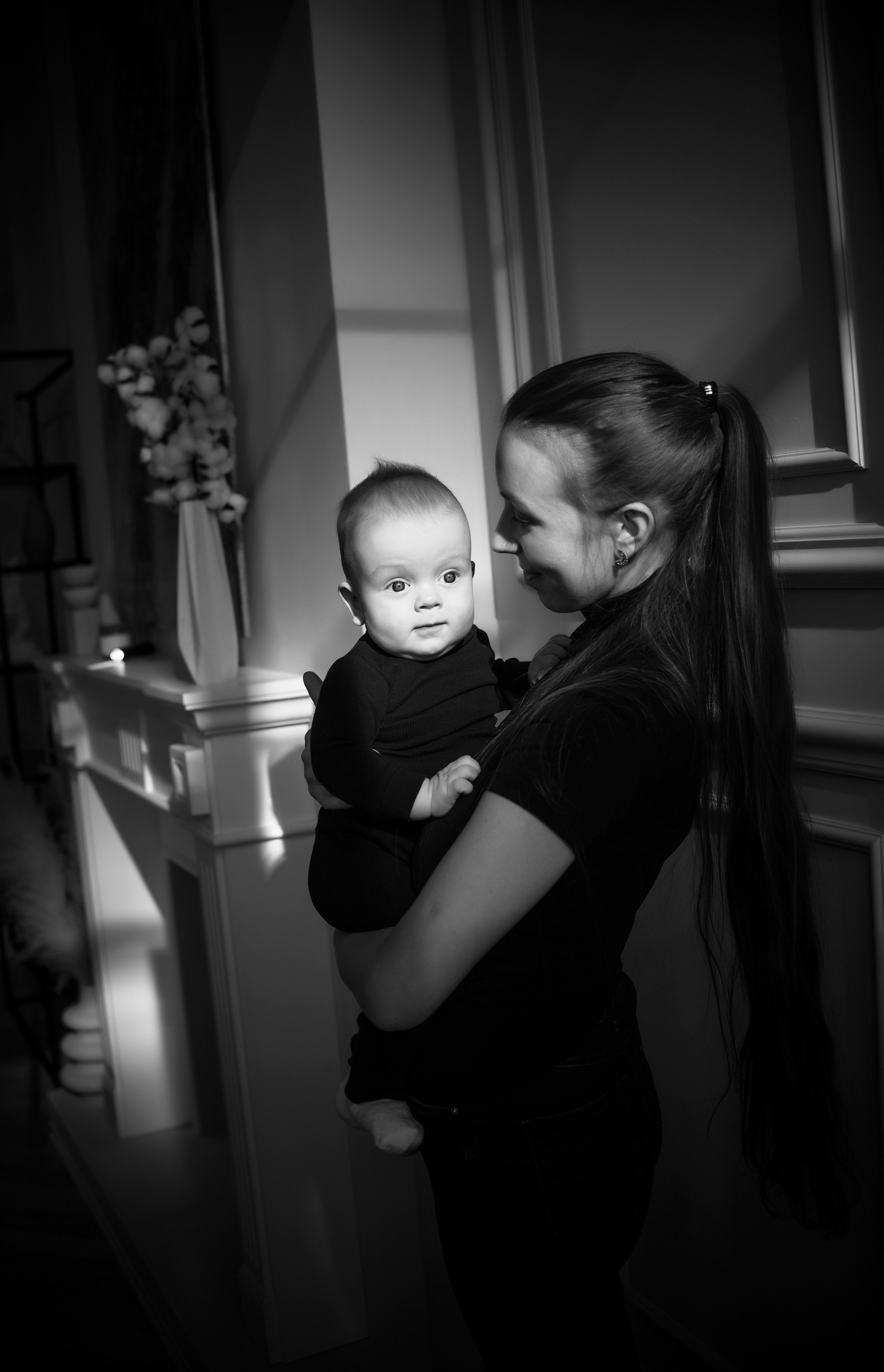 Семейная студийная фотосессия 3. Свадебный, семейный, детский, контент фотограф в Омске Максим Ильин