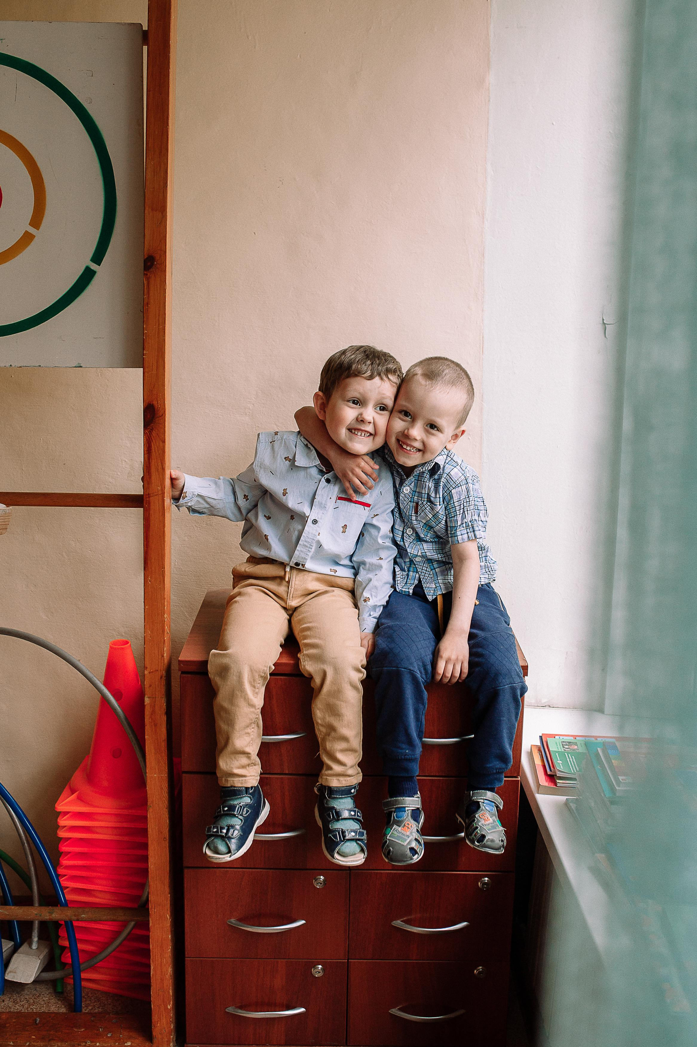 Детский сад, спорт зал. Семейный фотограф Трусова Евгения в Екатеринбурге