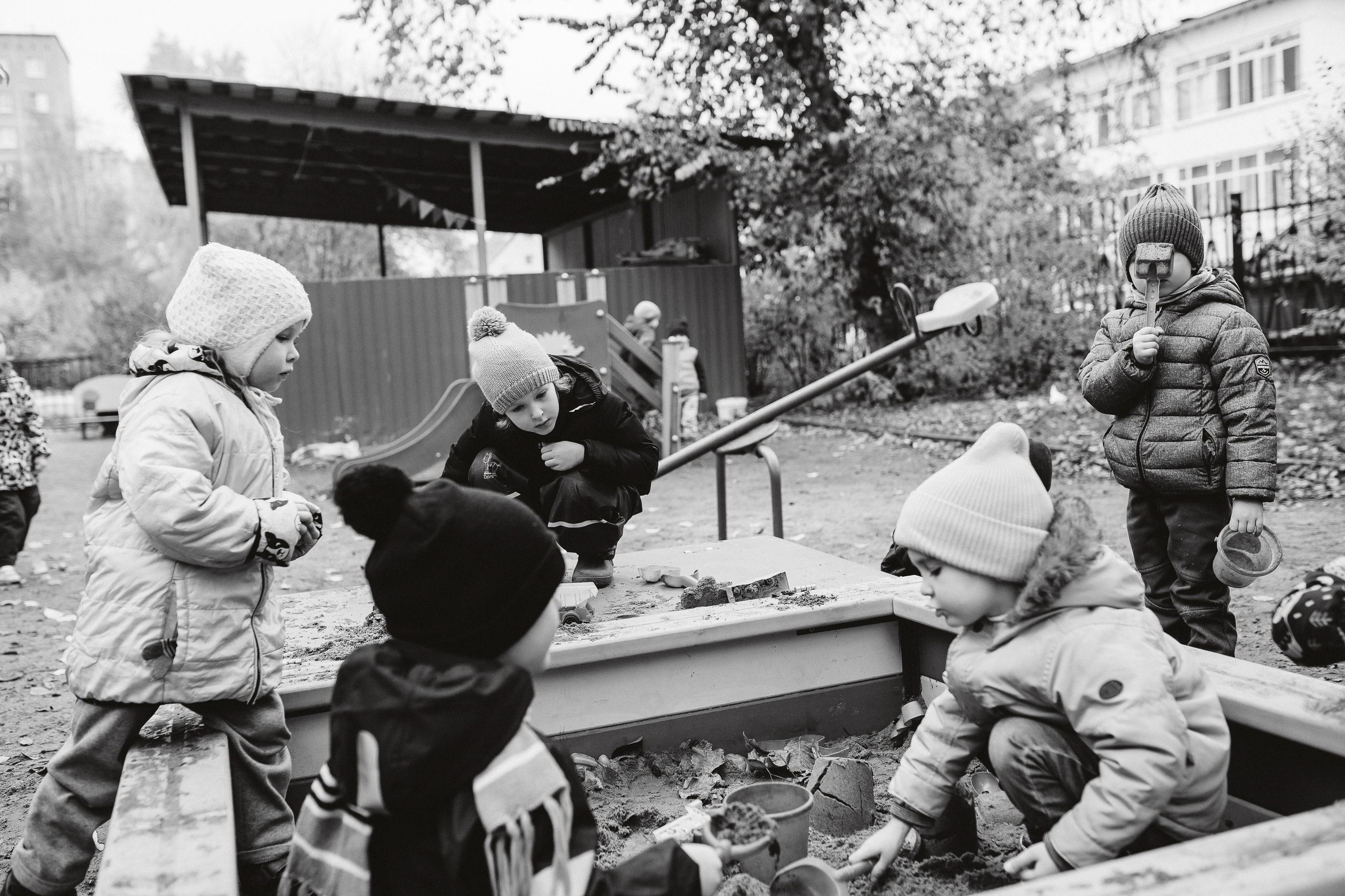Детский сад, прогулка. Семейный фотограф Трусова Евгения в Екатеринбурге