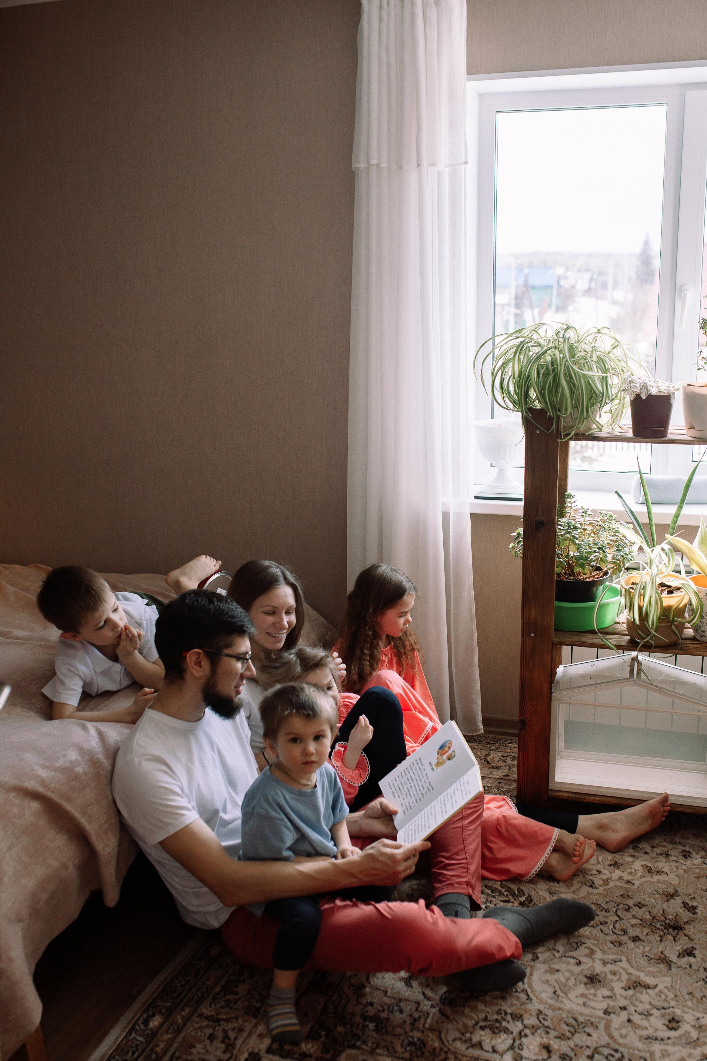 Никита, Оля, Сева, Дуня, Соня и Петя. Семейный фотограф Трусова Евгения в Екатеринбурге