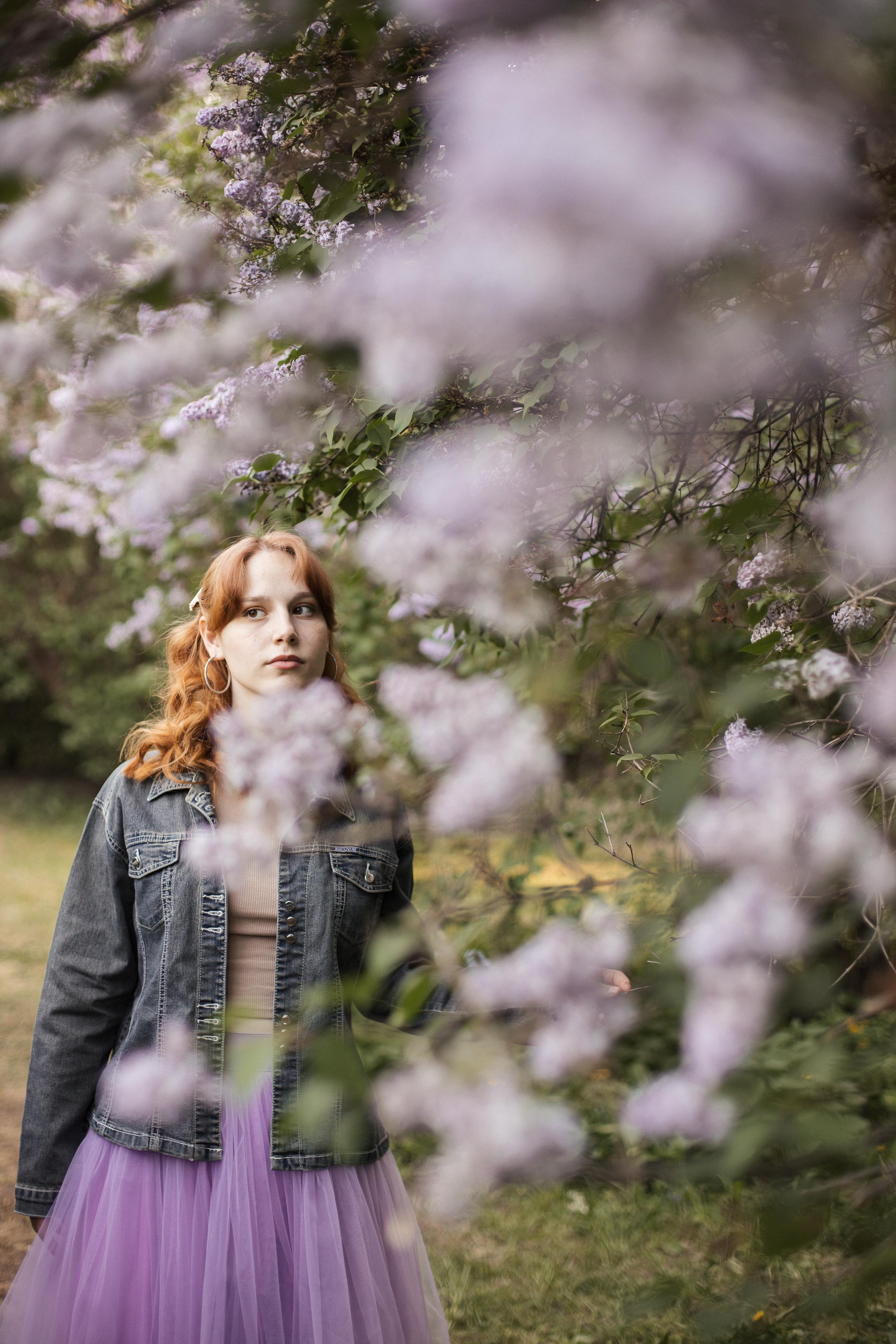 Фотопроект в сирени, Ева. Семейный фотограф Трусова Евгения в Екатеринбурге