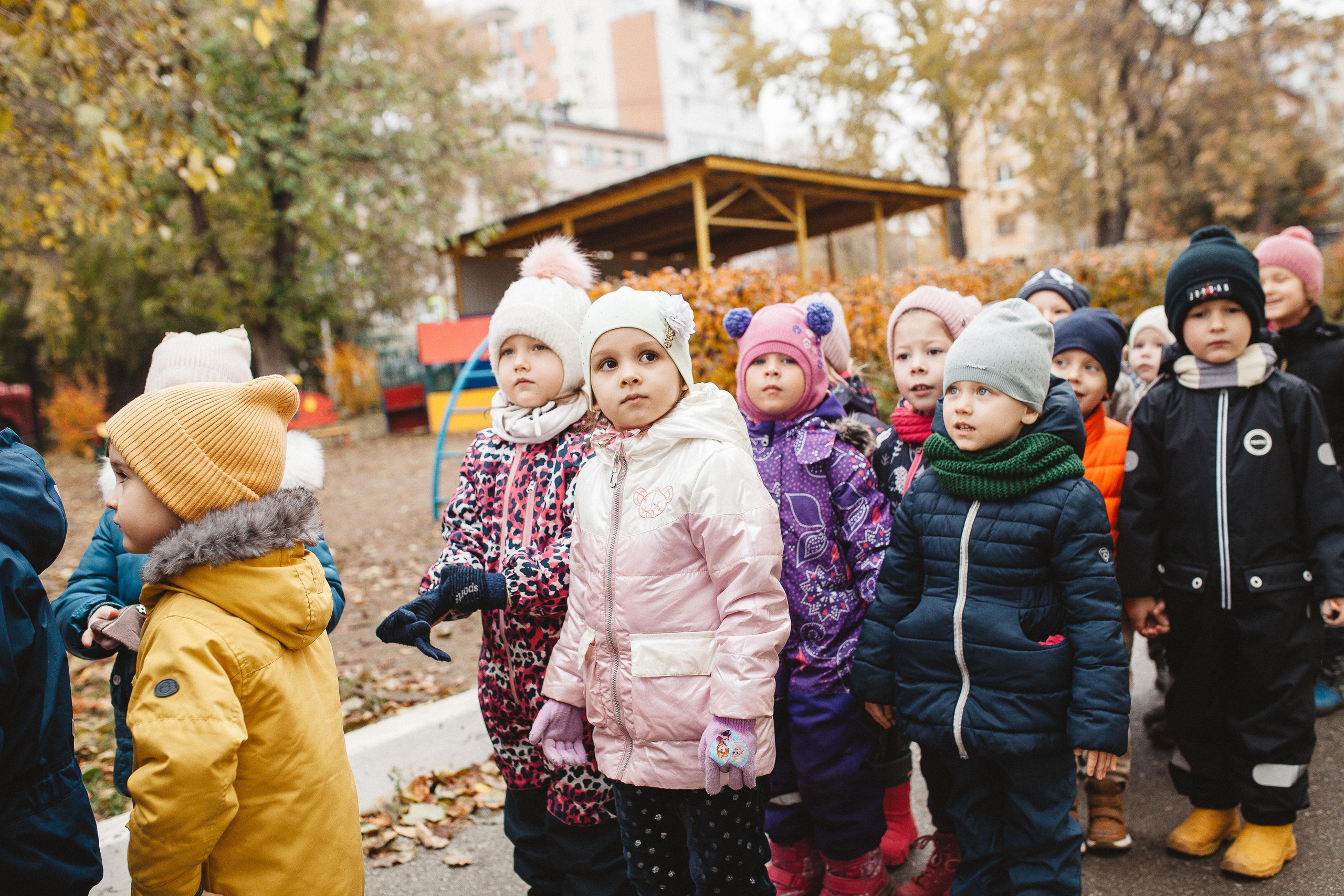 Детский сад, прогулка. Семейный фотограф Трусова Евгения в Екатеринбурге