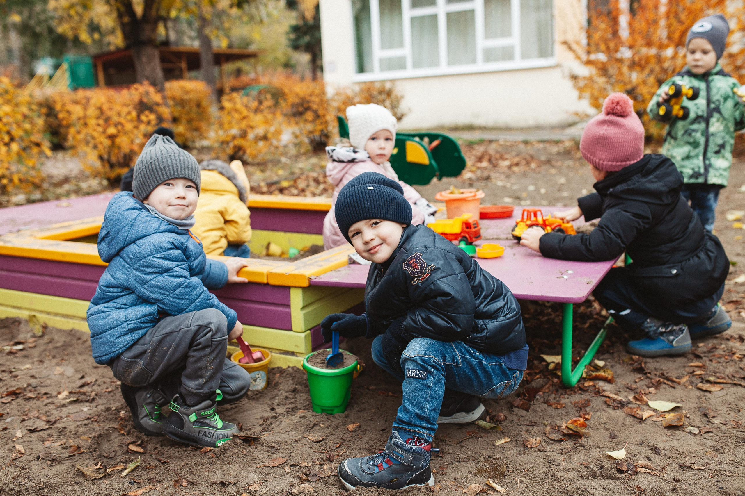 Детский сад, прогулка. Семейный фотограф Трусова Евгения в Екатеринбурге