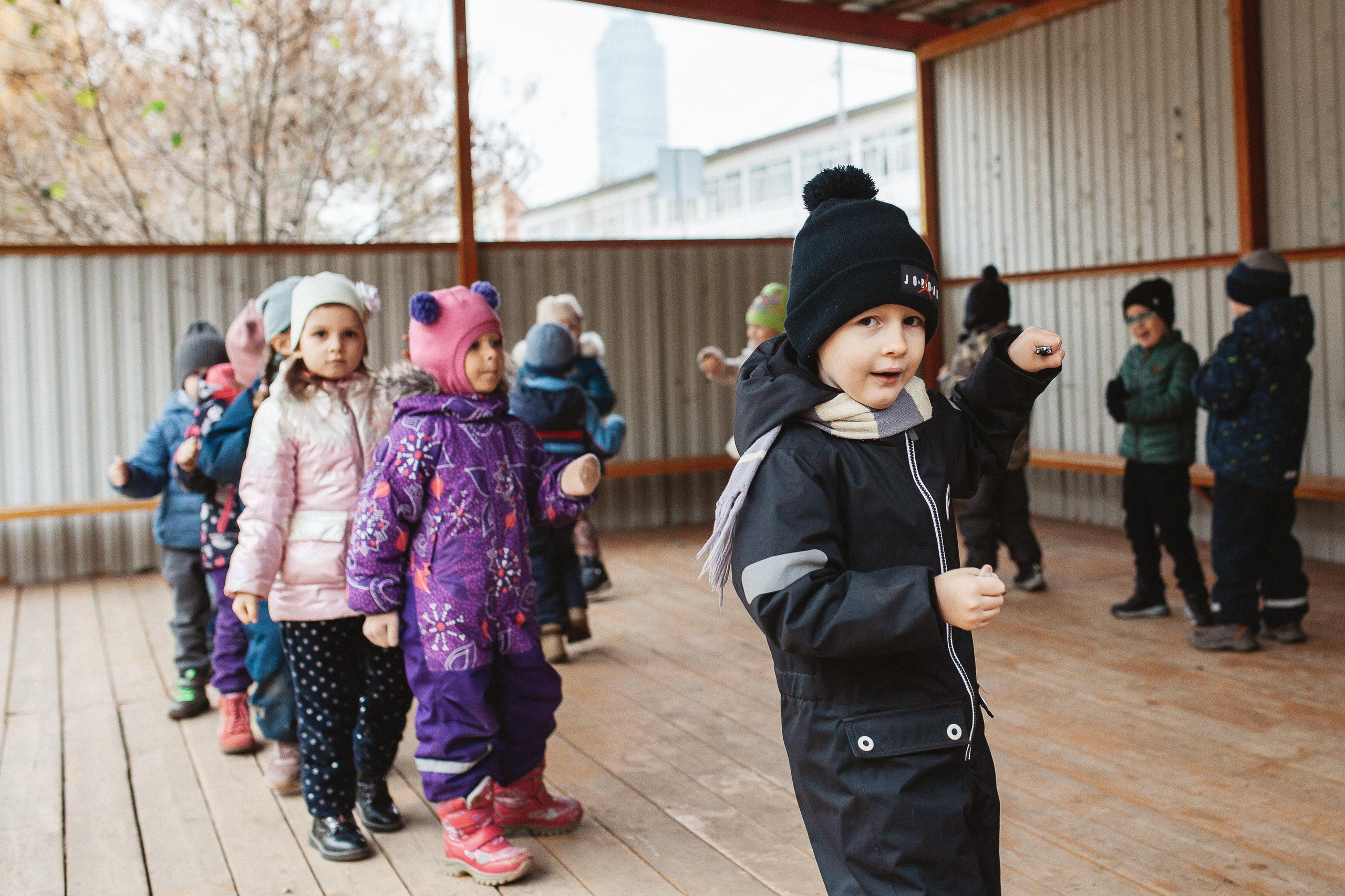Детский сад, прогулка. Семейный фотограф Трусова Евгения в Екатеринбурге