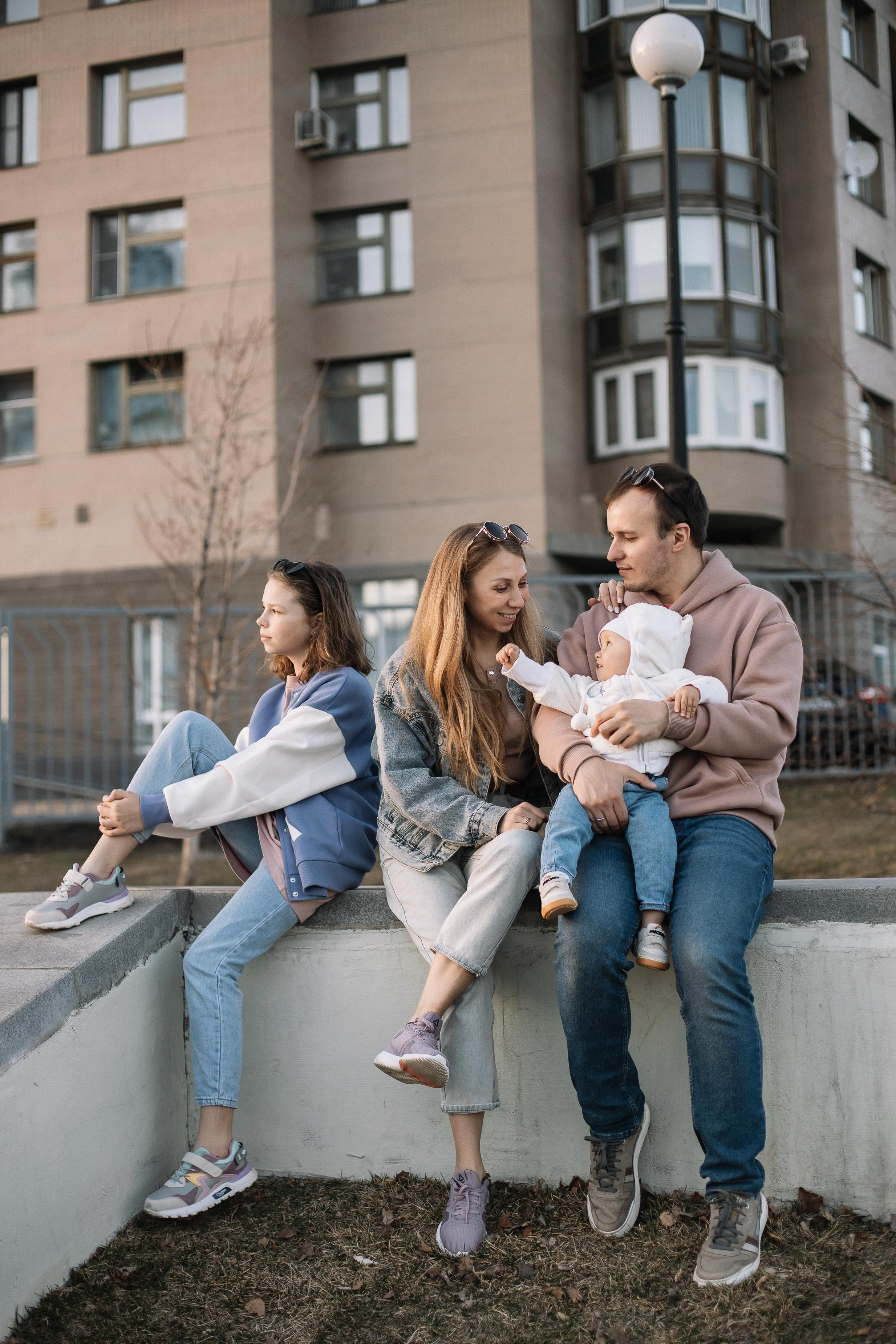 Антон, Надя, Даша и Лёвик. Семейный фотограф Трусова Евгения в Екатеринбурге