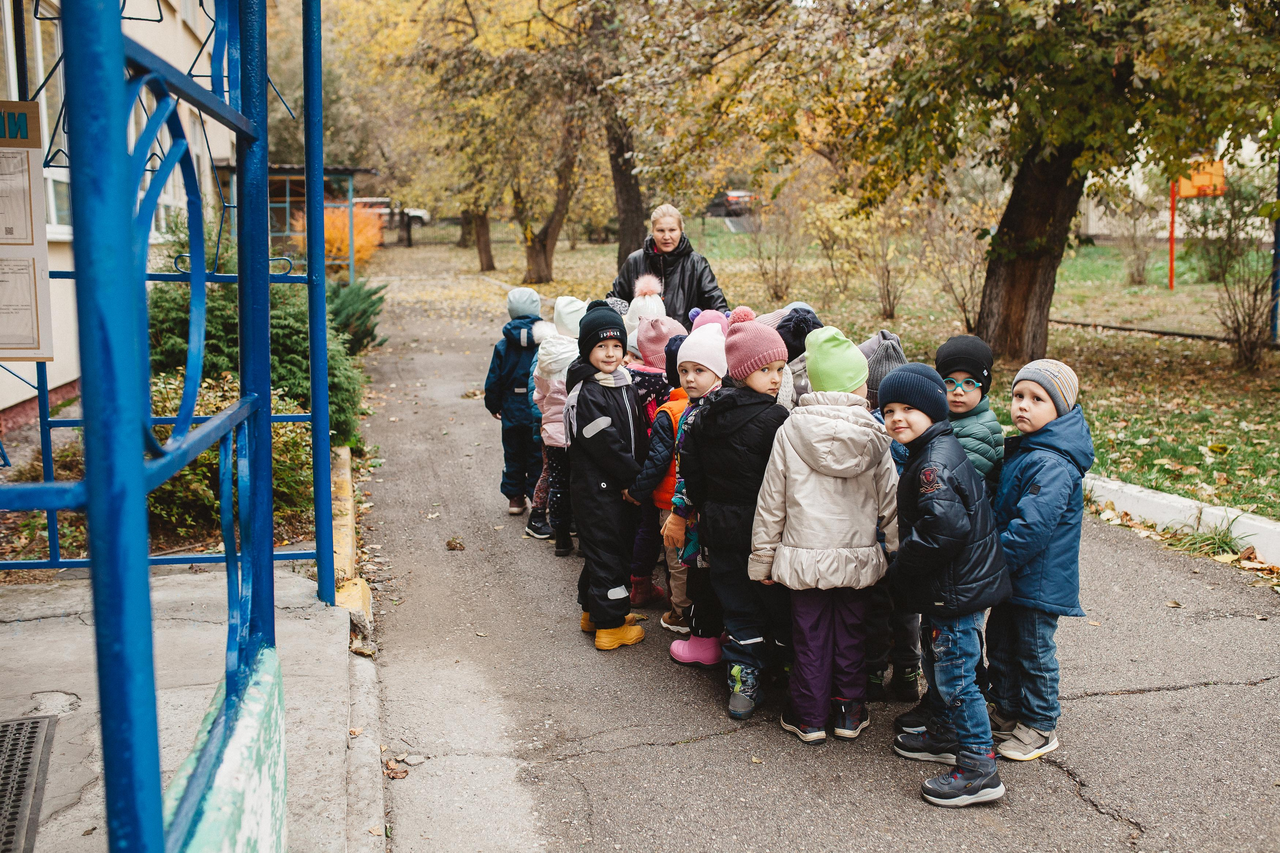 Детский сад, прогулка. Семейный фотограф Трусова Евгения в Екатеринбурге