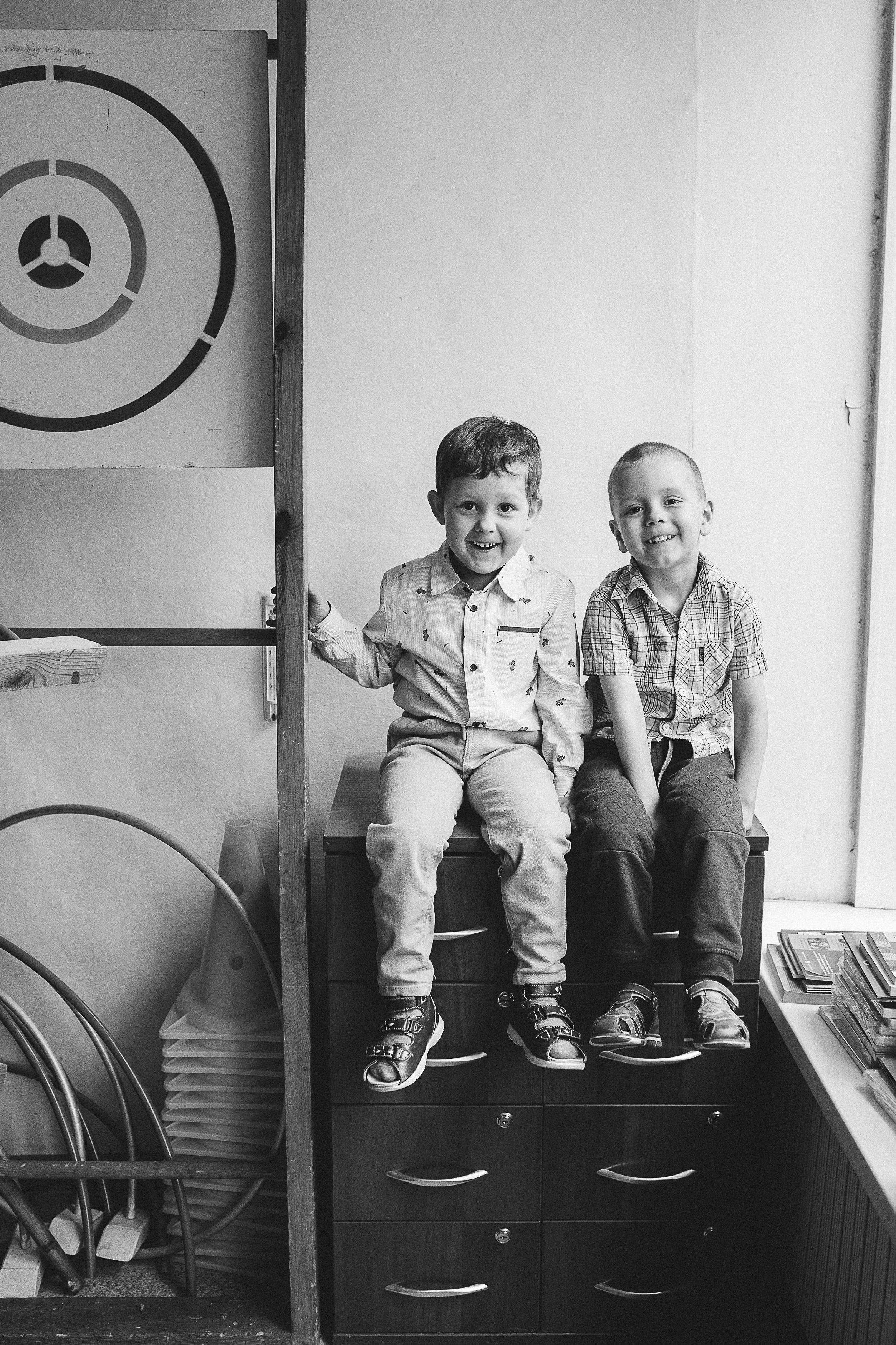 Детский сад, спорт зал. Семейный фотограф Трусова Евгения в Екатеринбурге