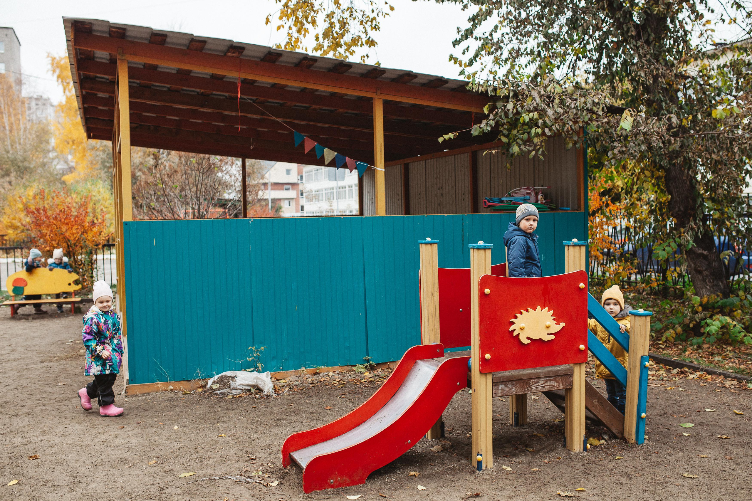 Детский сад, прогулка. Семейный фотограф Трусова Евгения в Екатеринбурге