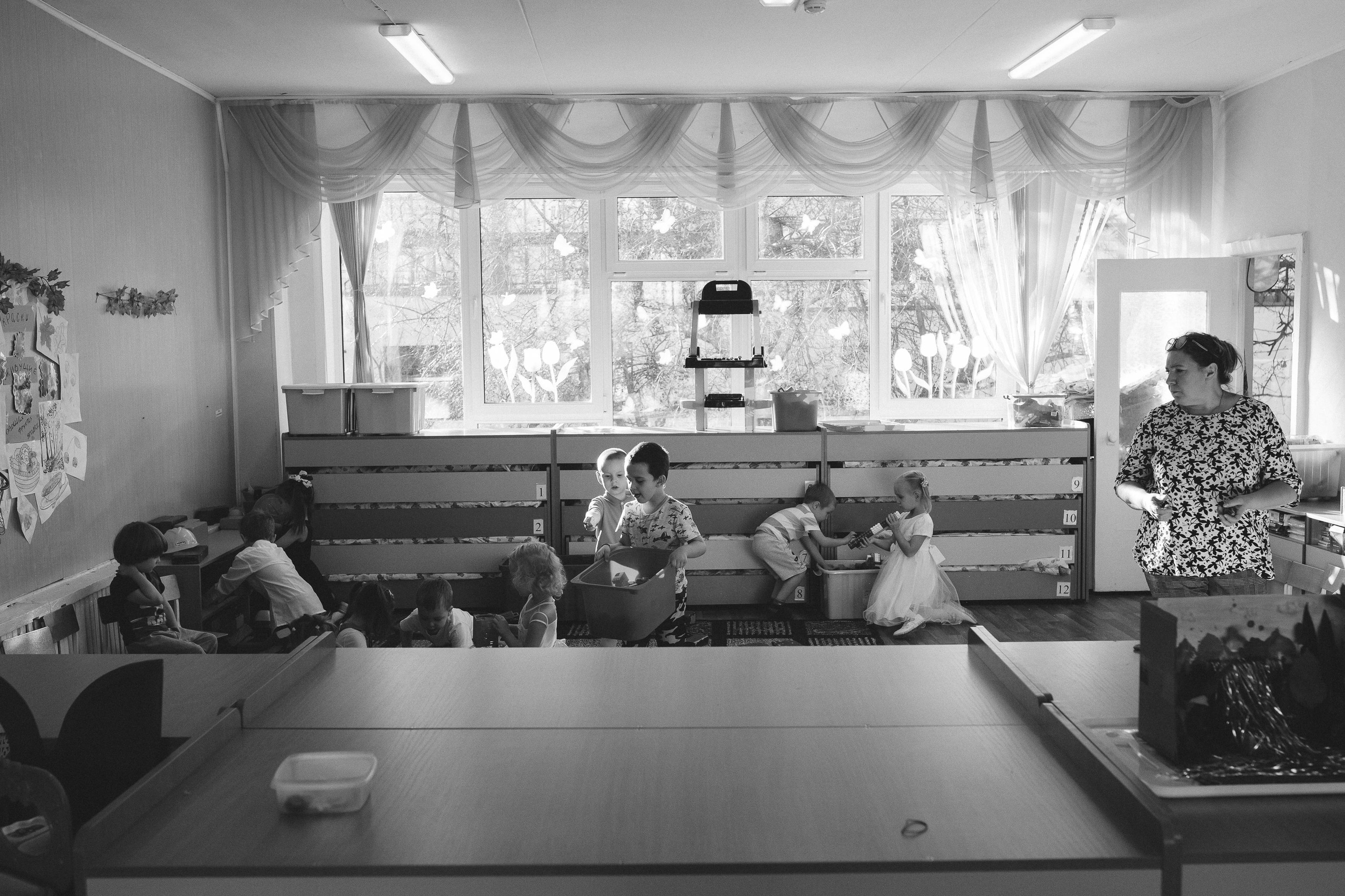 Детский сад, репортаж. Семейный фотограф Трусова Евгения в Екатеринбурге