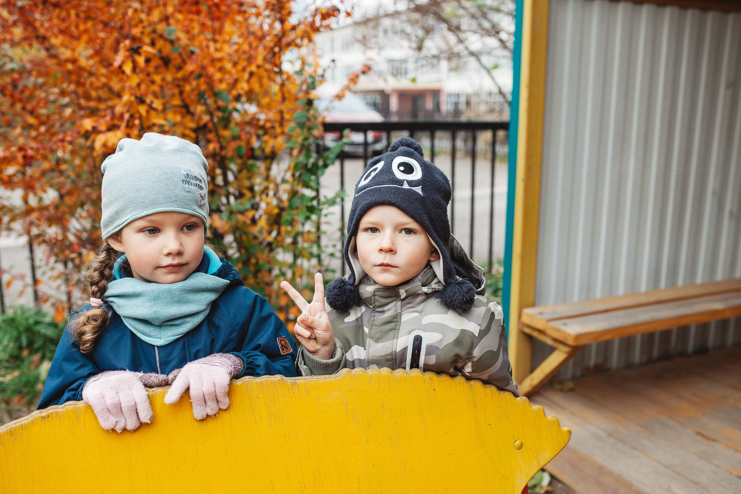 Детский сад, прогулка. Семейный фотограф Трусова Евгения в Екатеринбурге