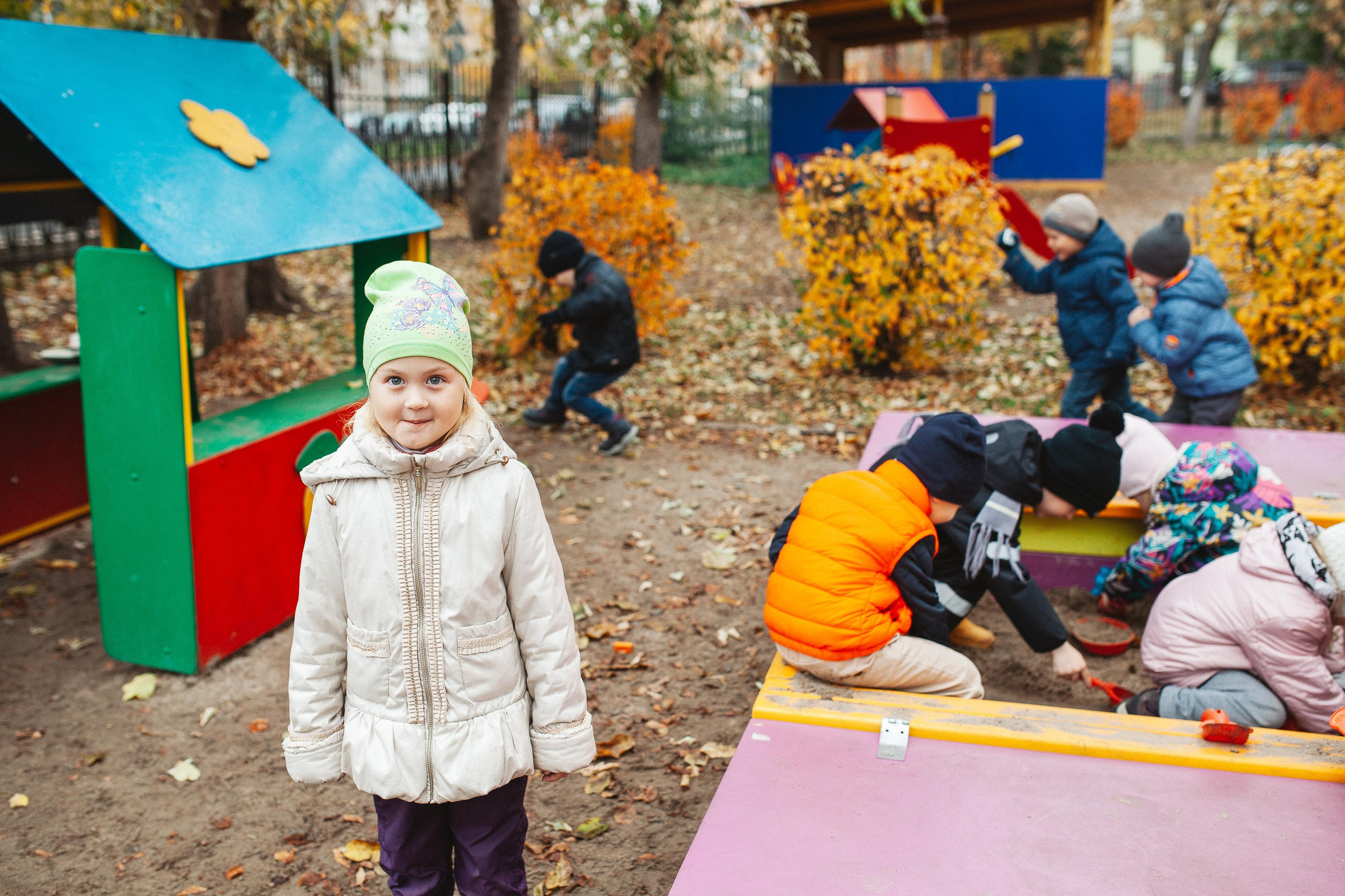 Детский сад, прогулка. Семейный фотограф Трусова Евгения в Екатеринбурге