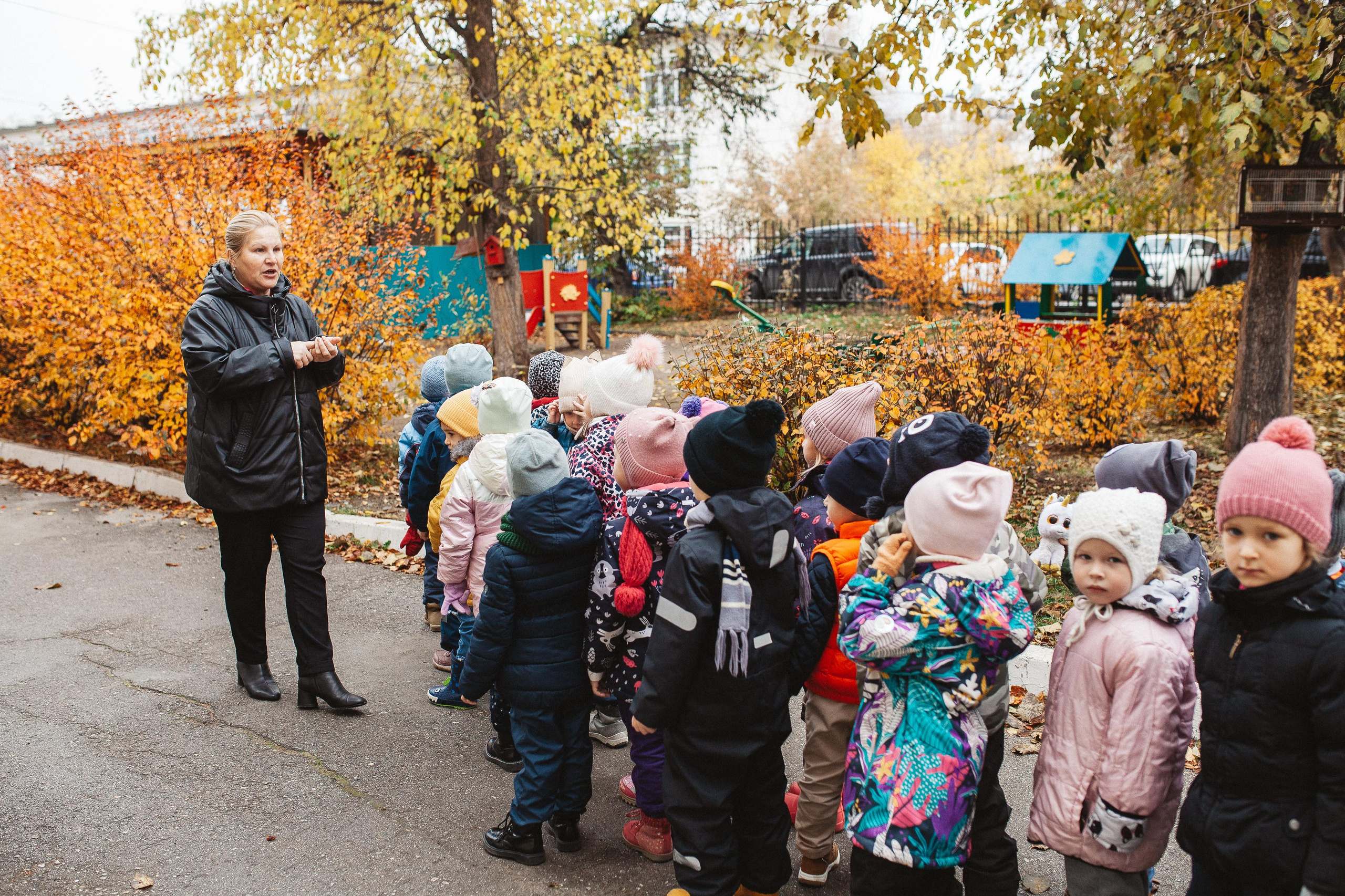 Детский сад, прогулка. Семейный фотограф Трусова Евгения в Екатеринбурге