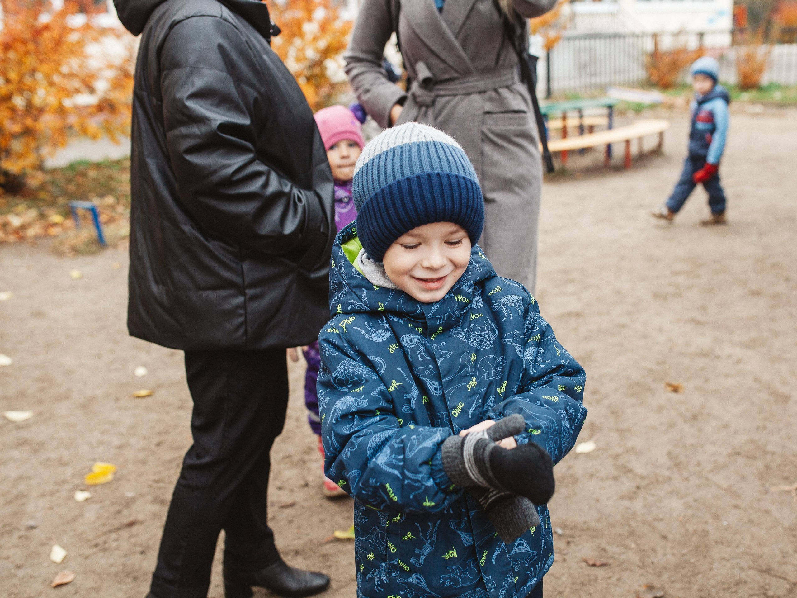 Детский сад, прогулка. Семейный фотограф Трусова Евгения в Екатеринбурге