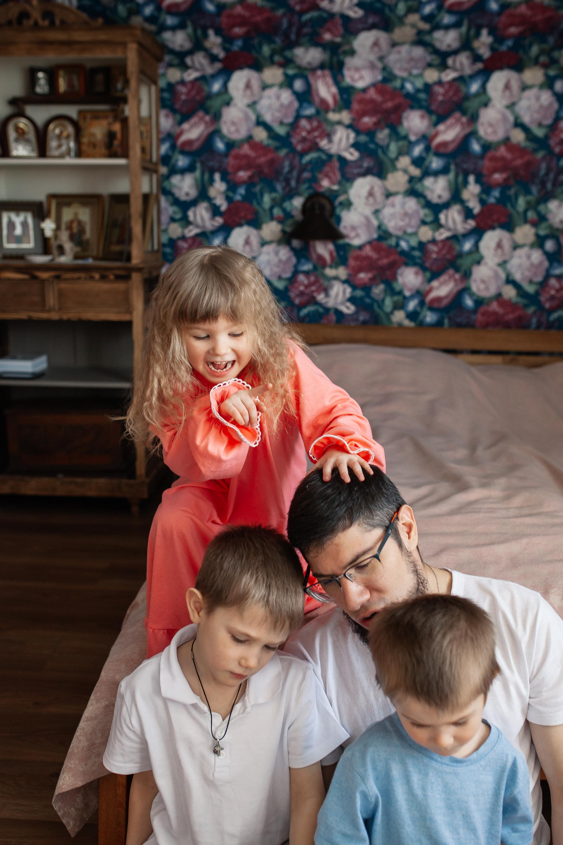 Никита, Оля, Сева, Дуня, Соня и Петя. Семейный фотограф Трусова Евгения в Екатеринбурге