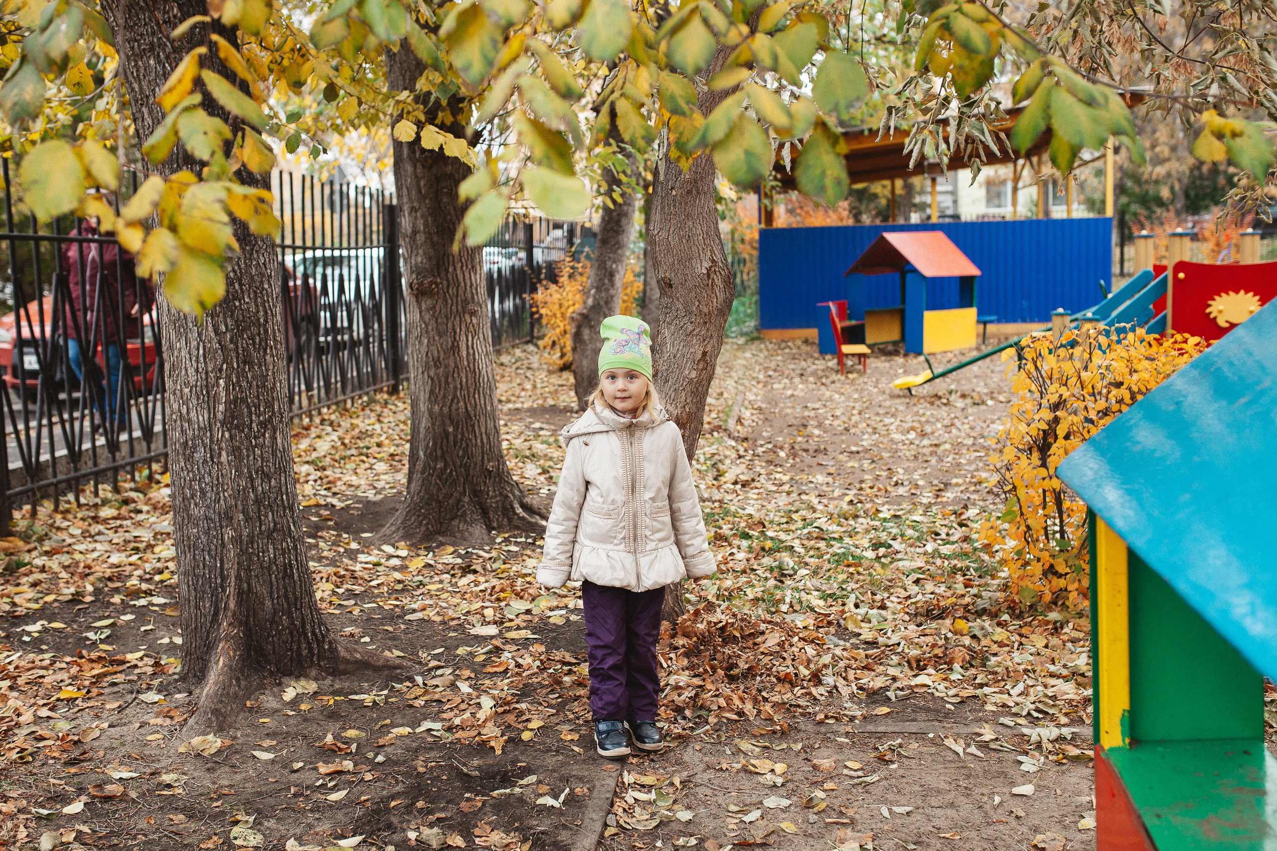 Детский сад, прогулка. Семейный фотограф Трусова Евгения в Екатеринбурге