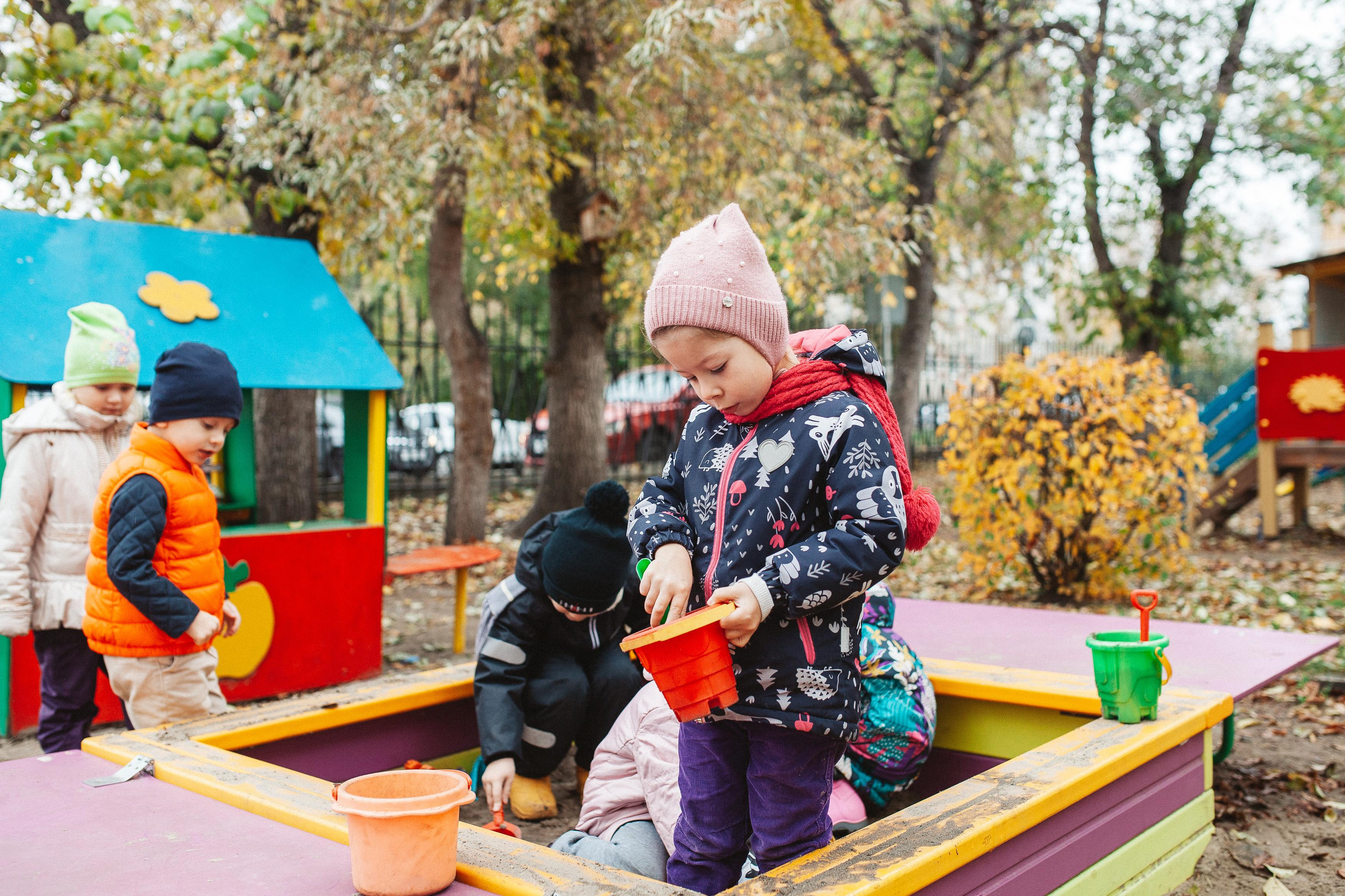 Детский сад, прогулка. Семейный фотограф Трусова Евгения в Екатеринбурге