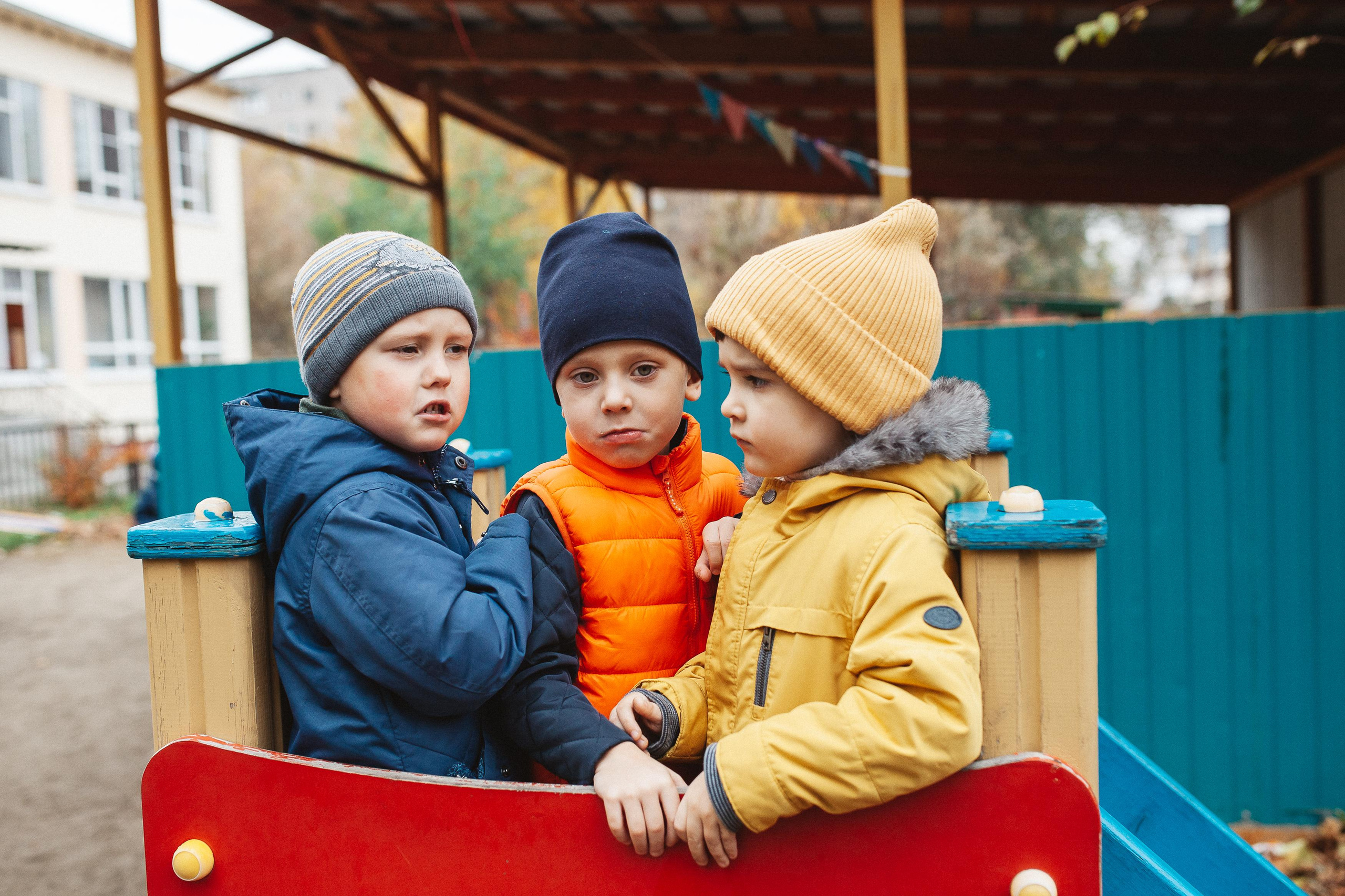 Детский сад, прогулка. Семейный фотограф Трусова Евгения в Екатеринбурге
