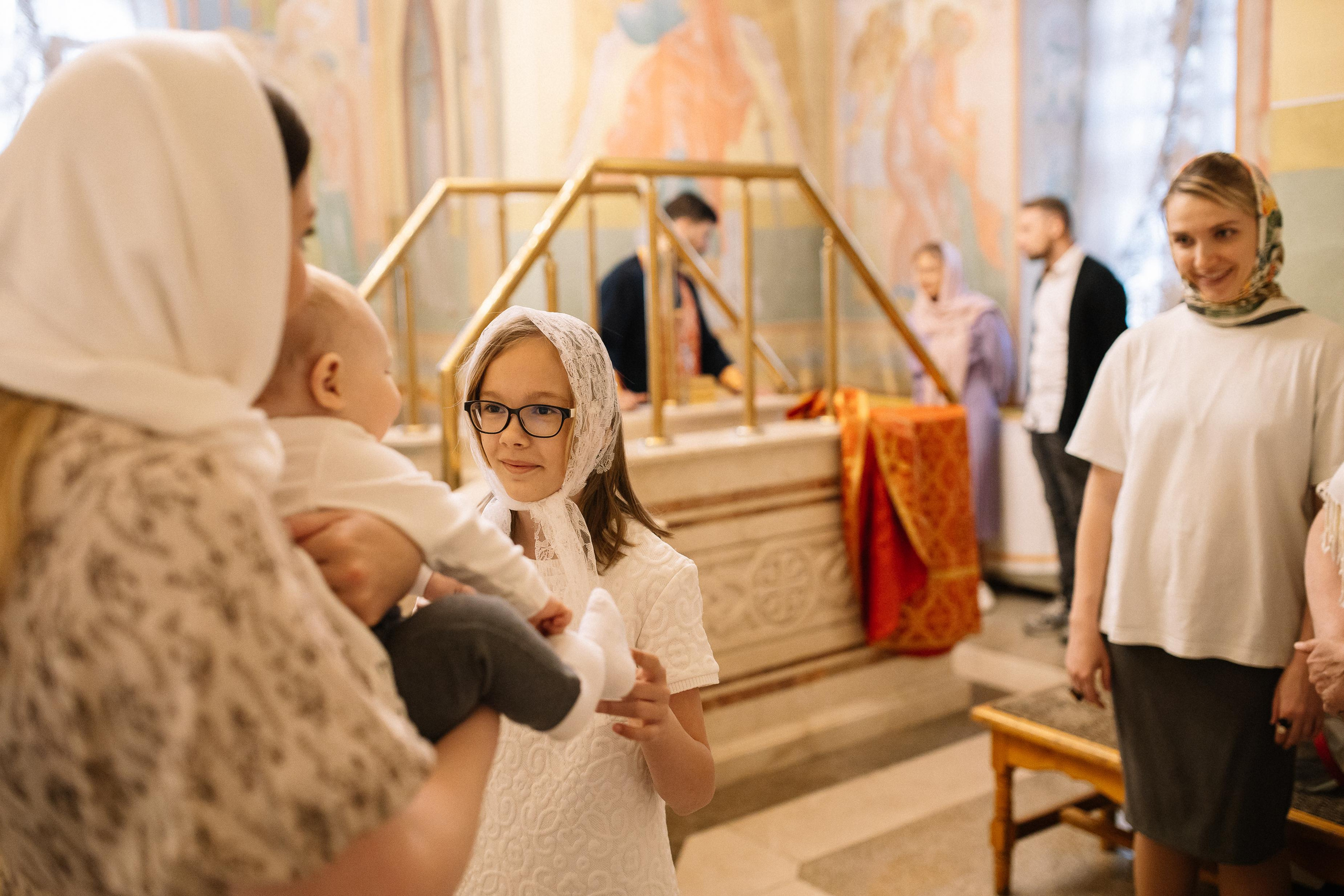Крещение Димочки. Семейный фотограф Трусова Евгения в Екатеринбурге