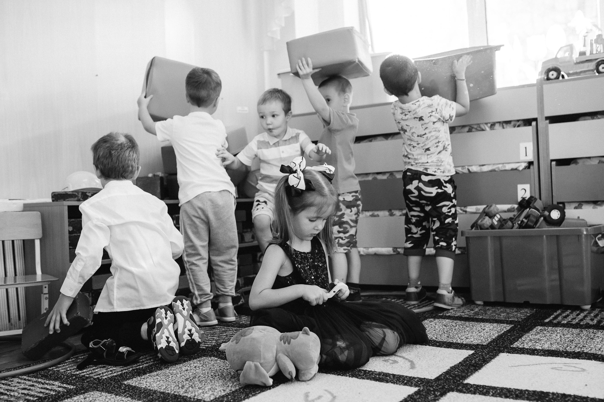 Детский сад, репортаж. Семейный фотограф Трусова Евгения в Екатеринбурге
