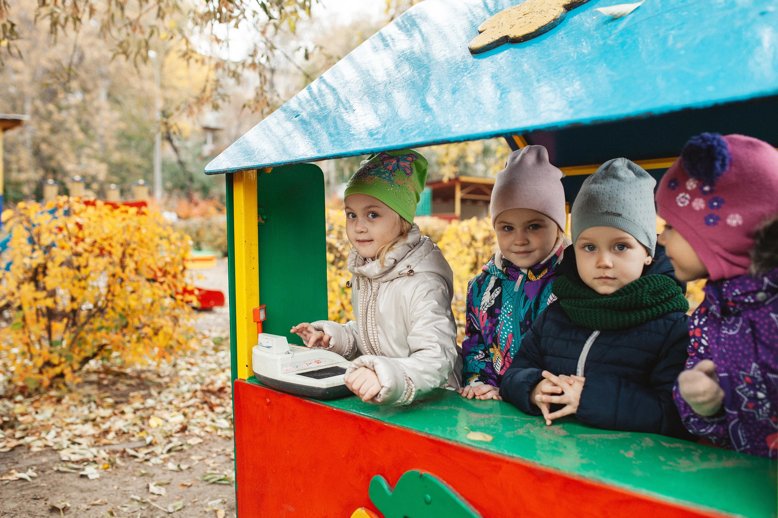 Детский сад, прогулка. Семейный фотограф Трусова Евгения в Екатеринбурге