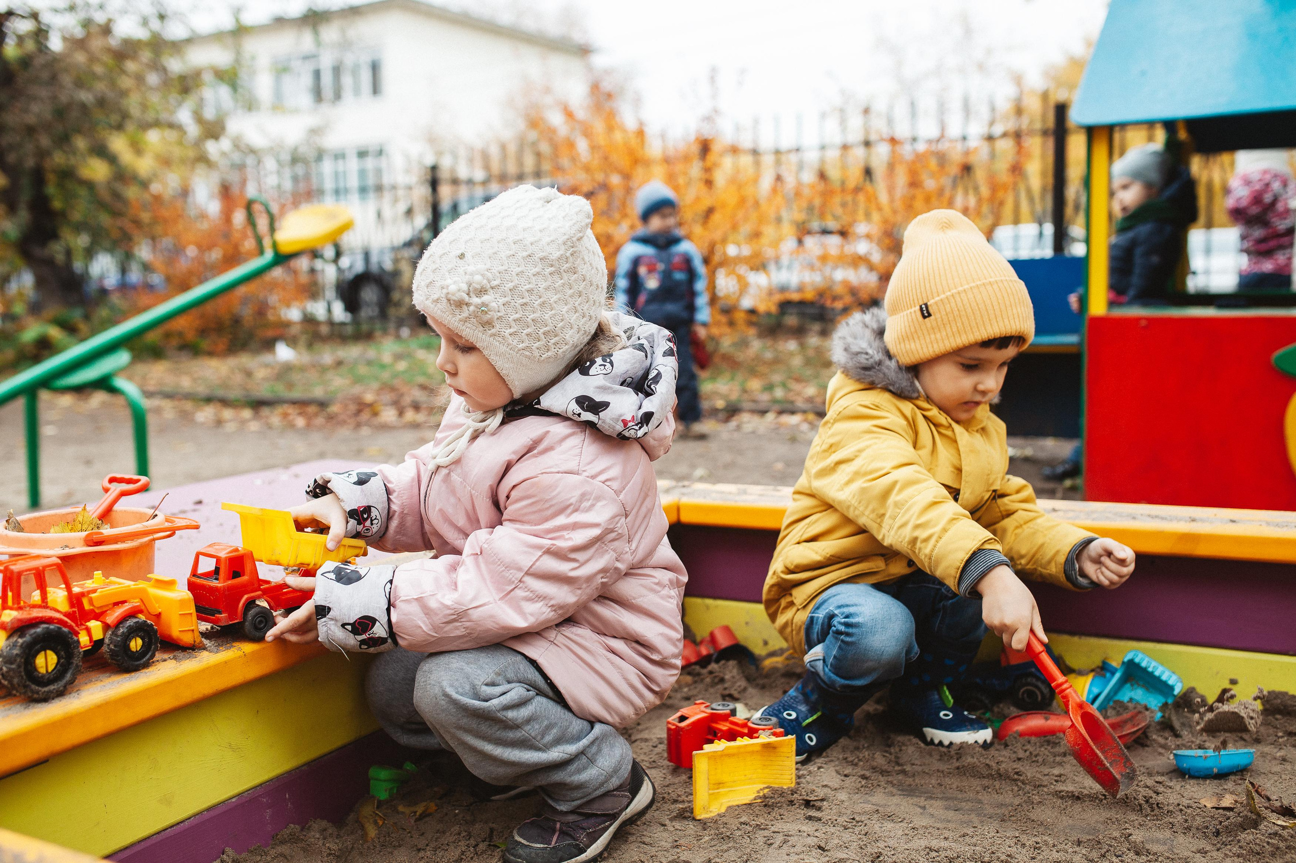 Детский сад, прогулка. Семейный фотограф Трусова Евгения в Екатеринбурге
