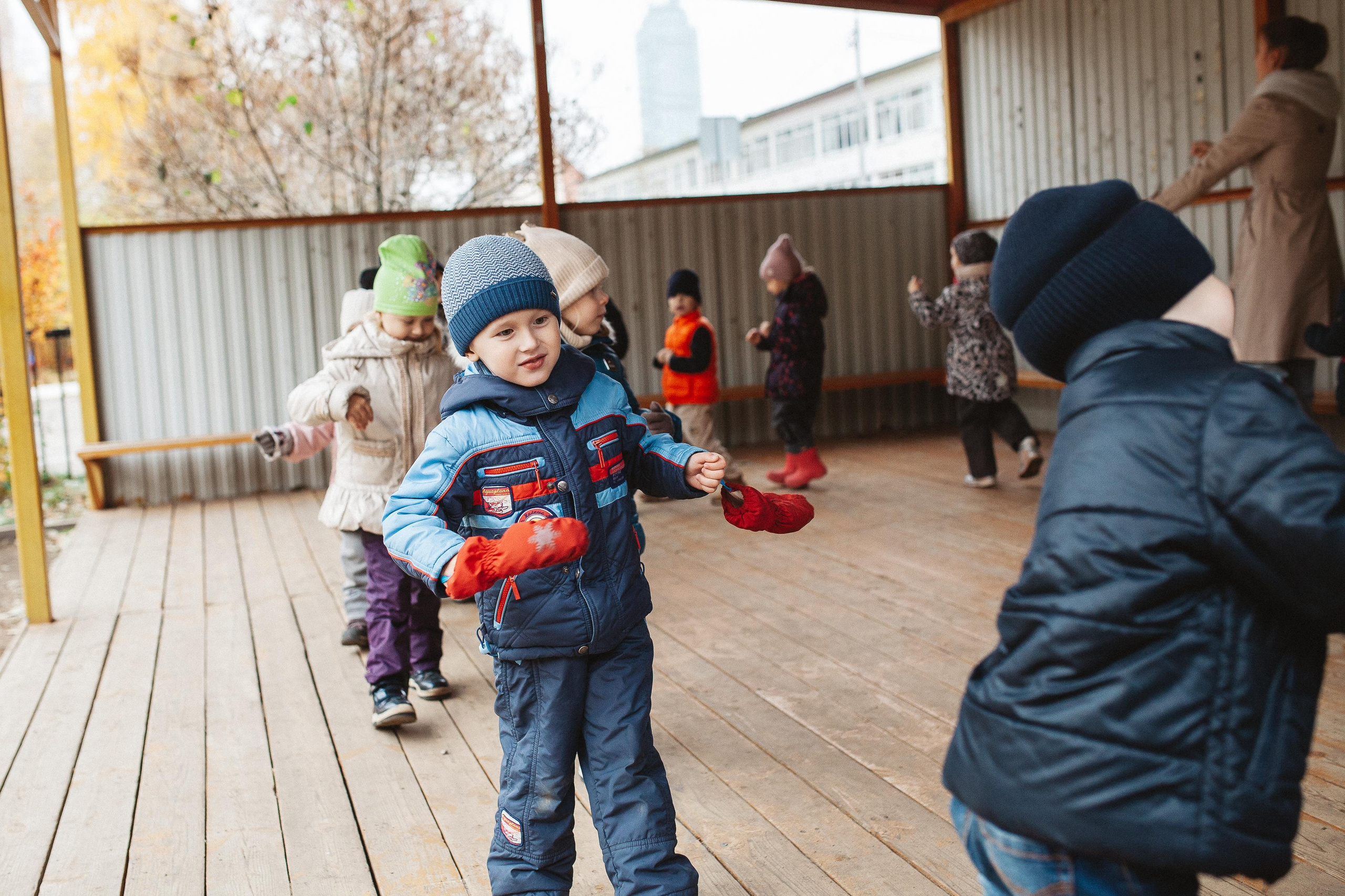 Детский сад, прогулка. Семейный фотограф Трусова Евгения в Екатеринбурге