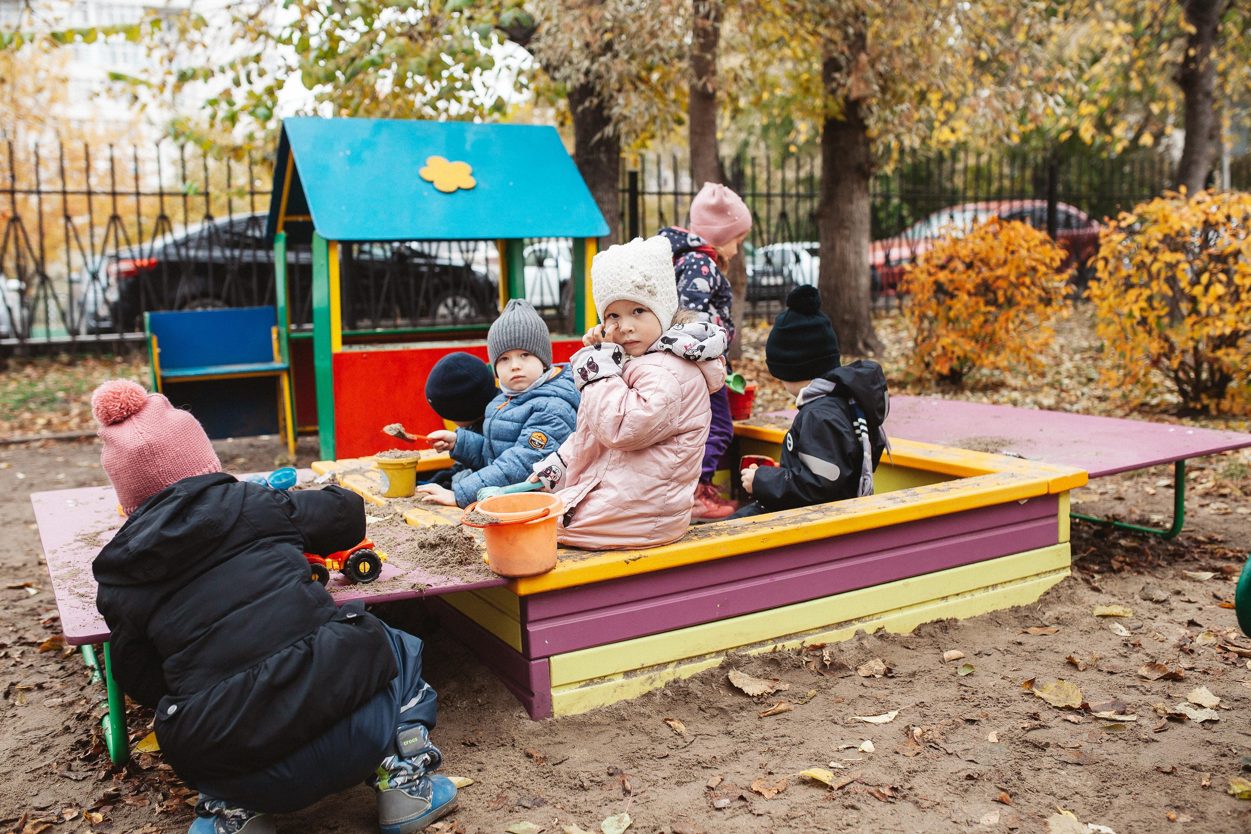 Детский сад, прогулка. Семейный фотограф Трусова Евгения в Екатеринбурге