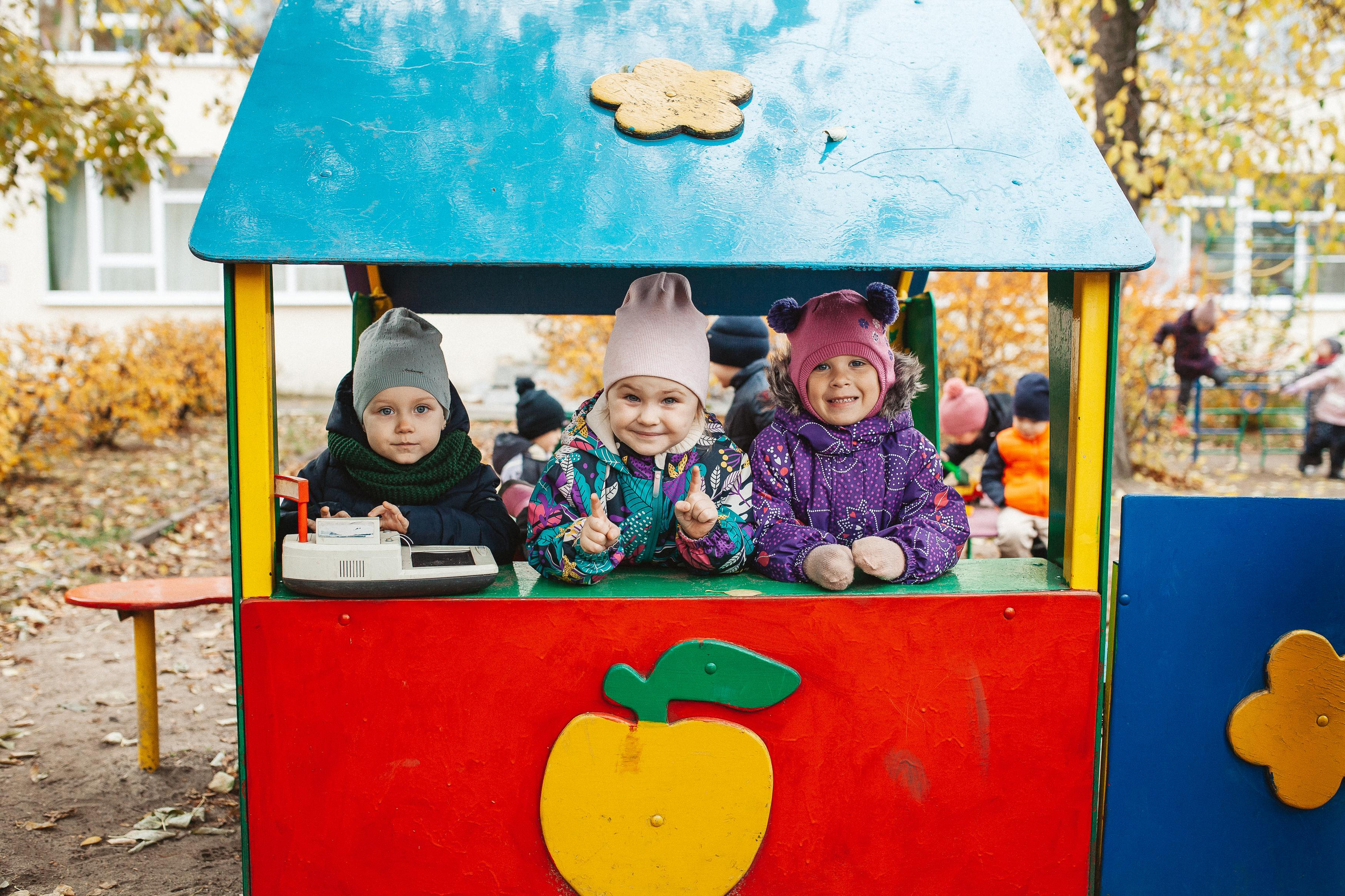 Детский сад, прогулка. Семейный фотограф Трусова Евгения в Екатеринбурге